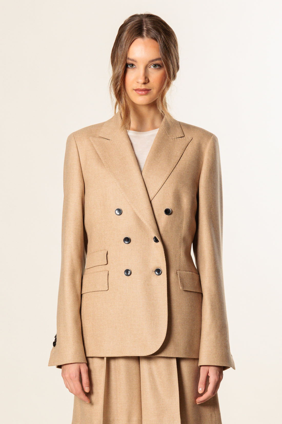 Double-breasted Blazer "SOHO" / Cashmere & Silk
