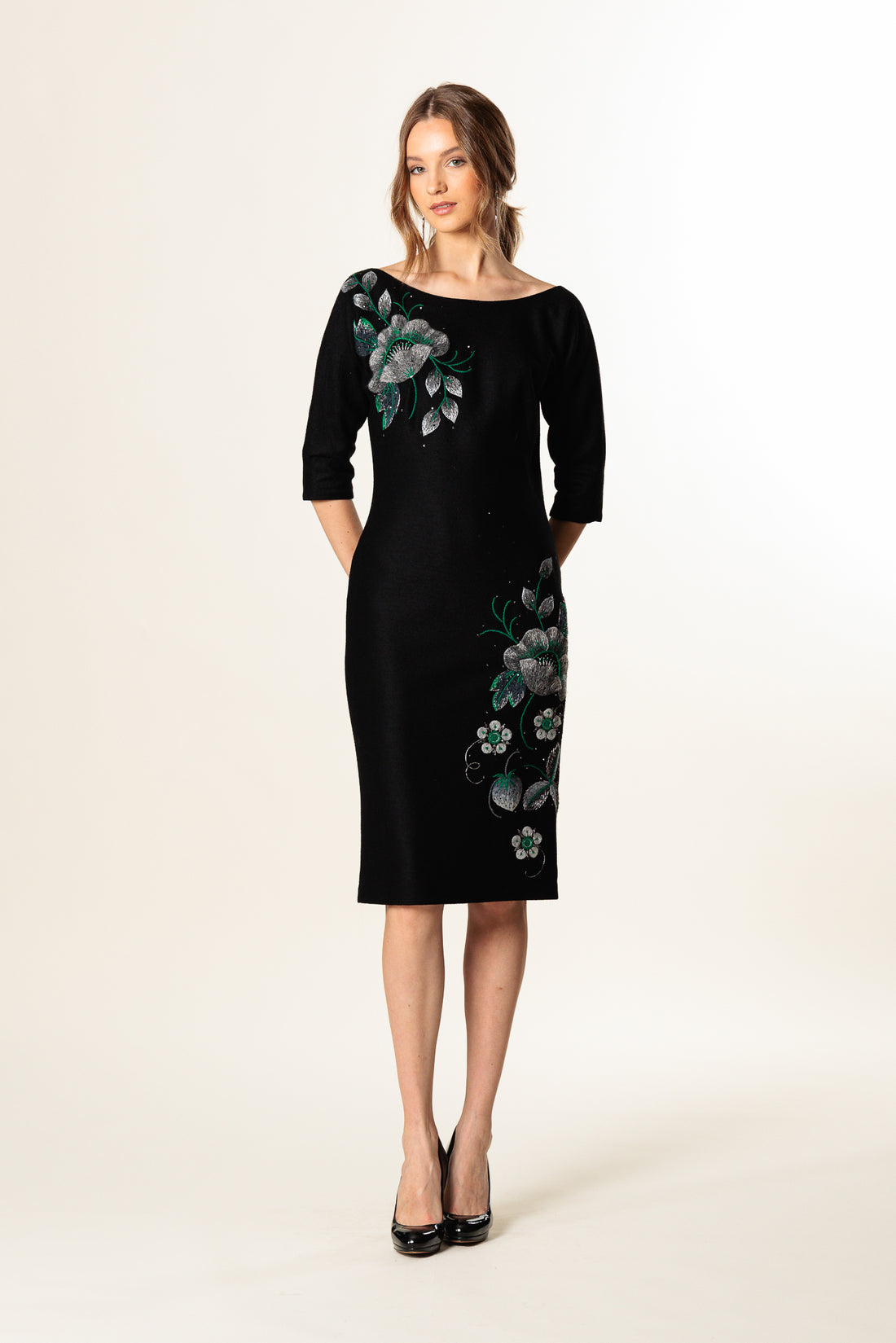 Dress "KIMMY" / Extrafine Merino Wool Jersey