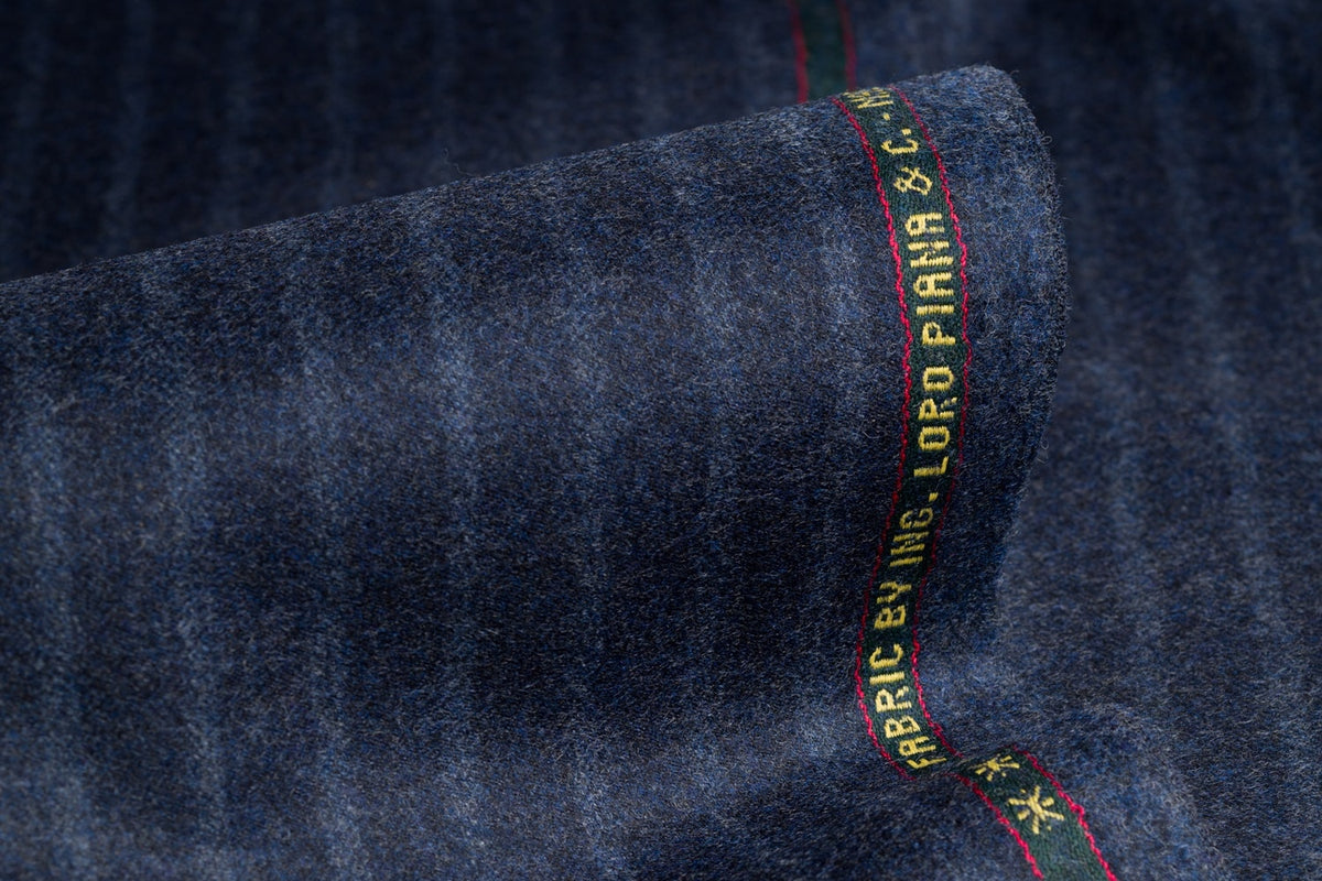Loro Piana Wool & Cashmere Flannels fabric detail