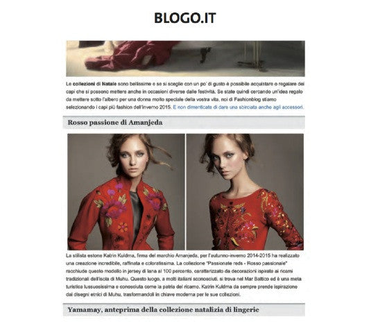 BLOGO.IT / THE PASSIONATE RED FOR AUTUMN