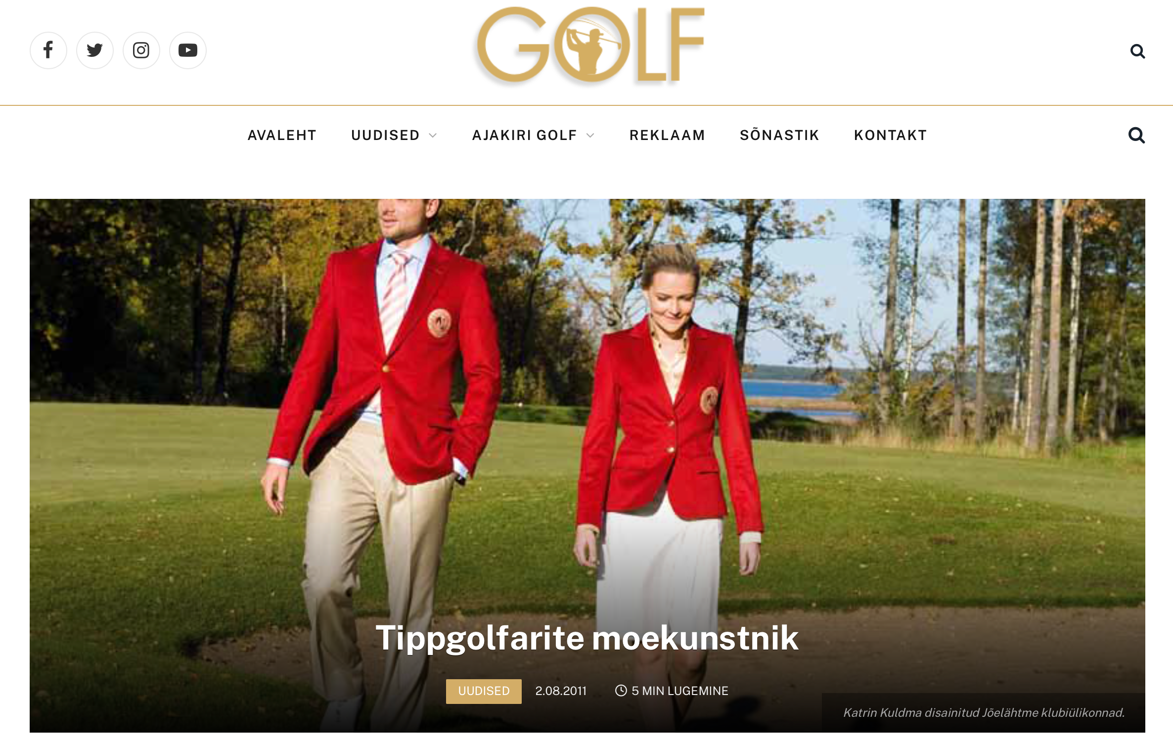 AJAKIRI GOLF / Tippgolfarite moekunstnik