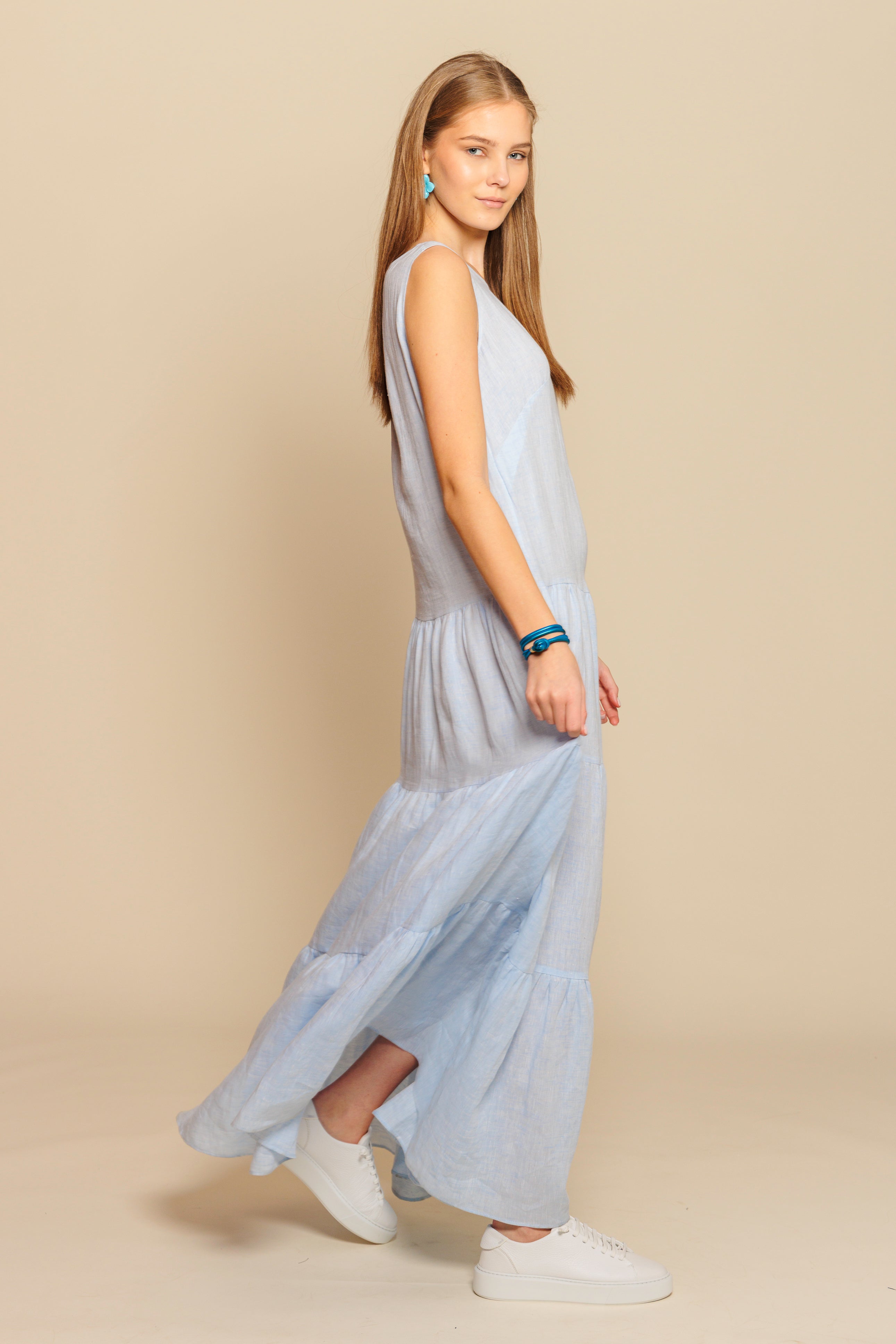 Kleit "MAYA BARI MAXI" / Solbiati linane