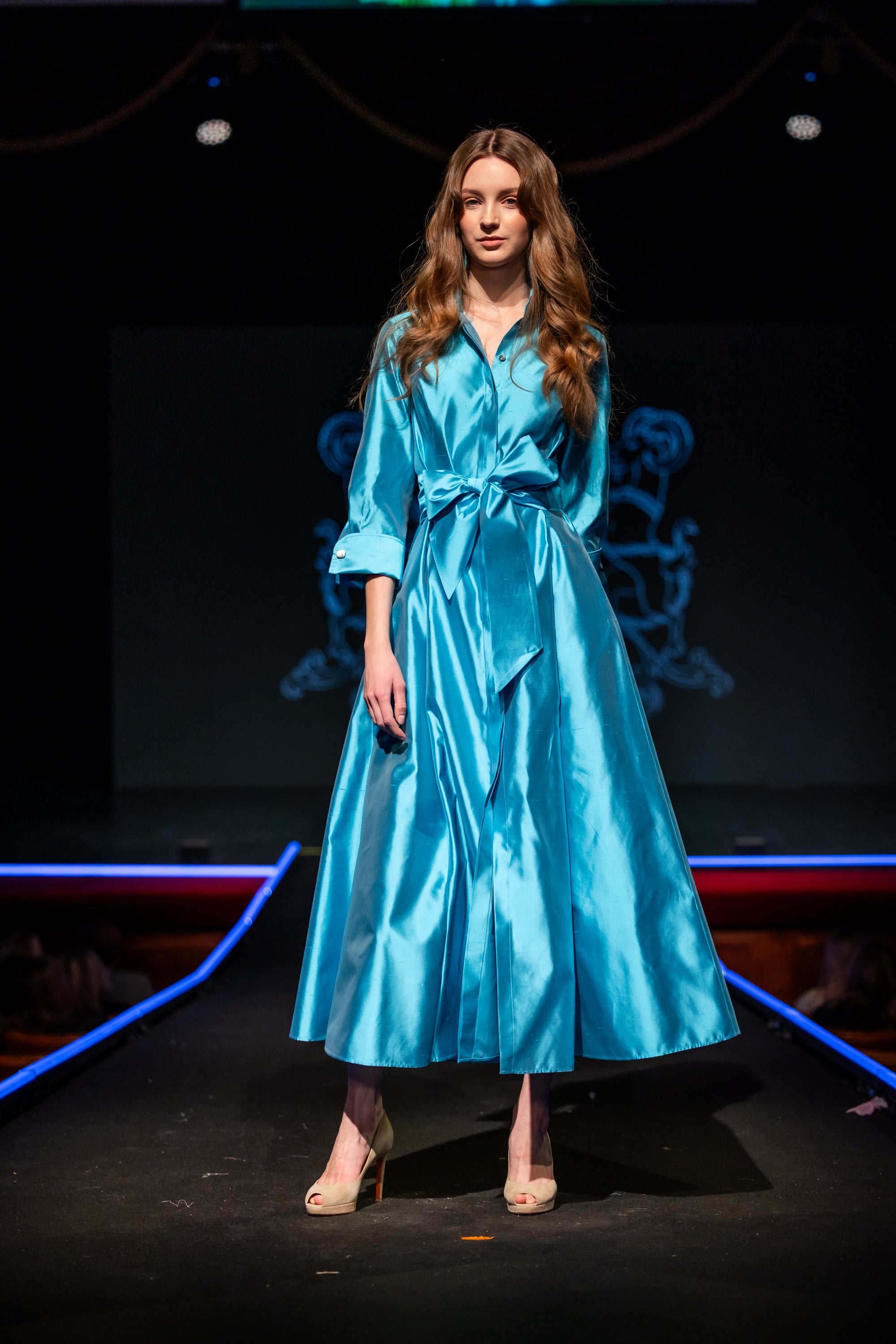 Dress "KATE MIDI" / Luxury Silk Shantung