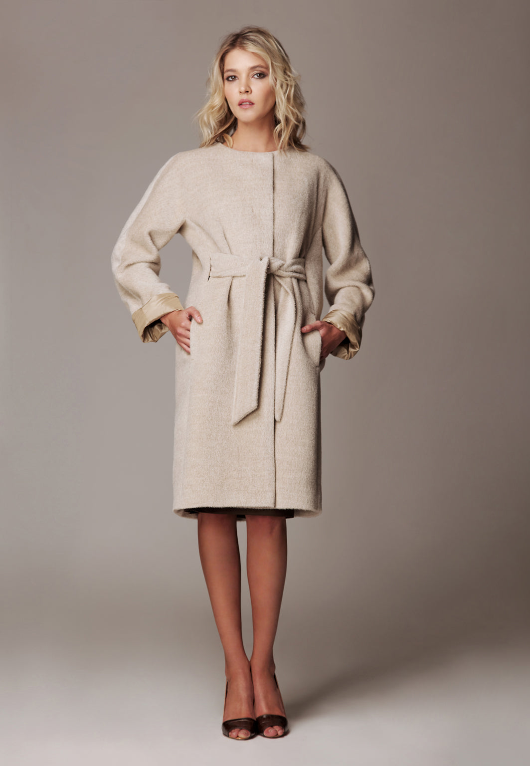 Mantel "YOKO MIDI" / Alpaka & vill