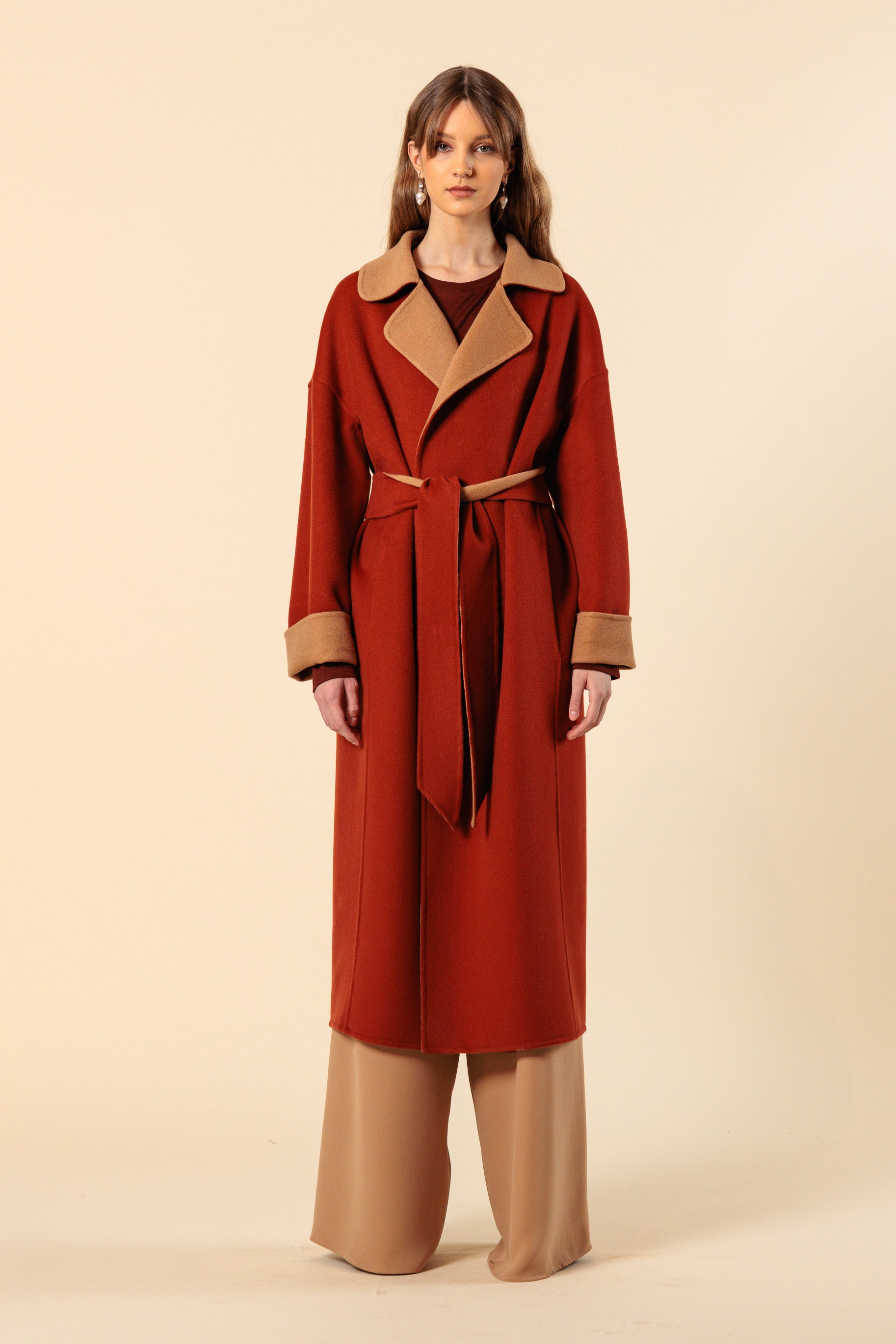 Coat "BRERA MIDI" / Doubleface Cashmere by Loro Piana