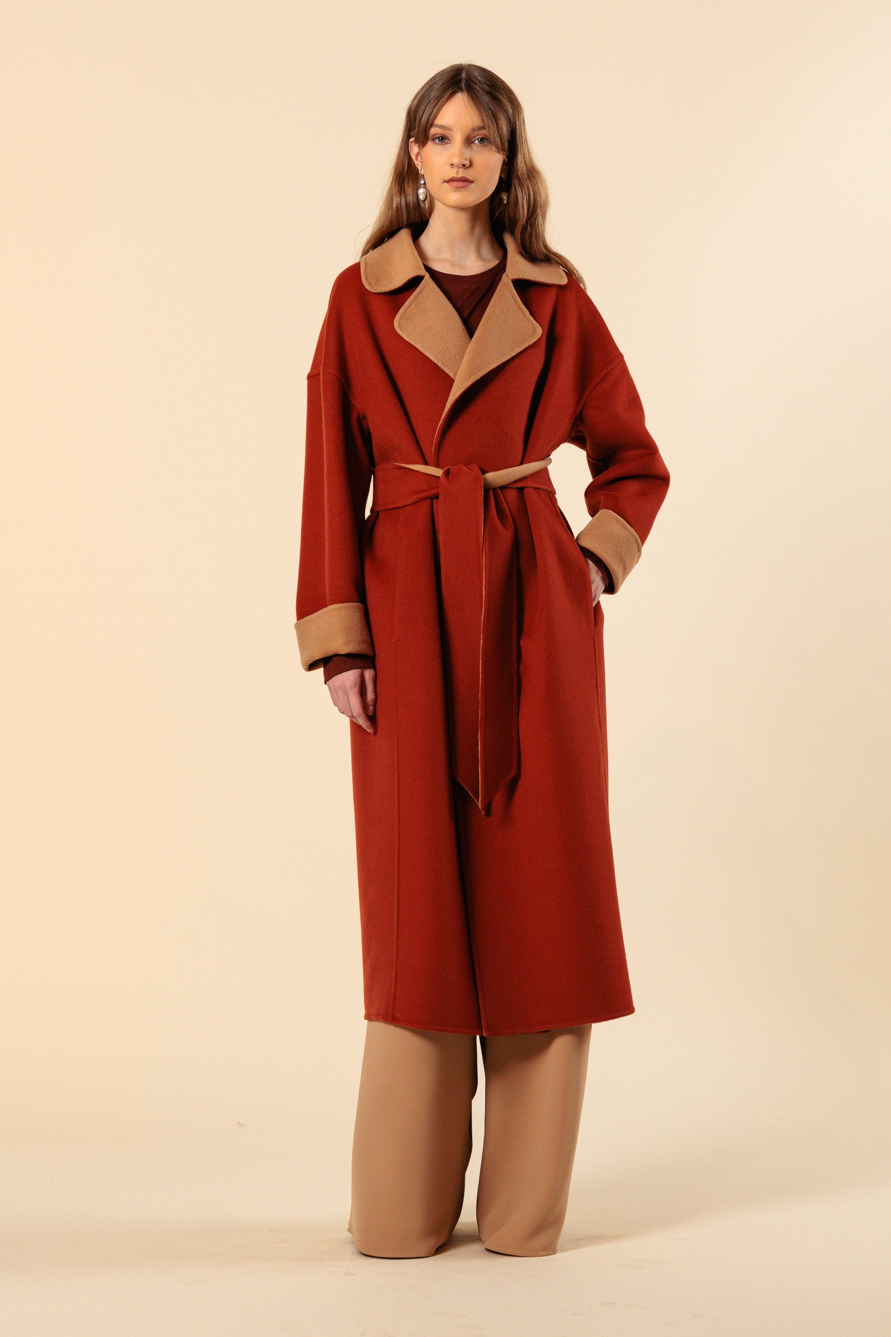 Coat "BRERA MIDI" / Doubleface Cashmere by Loro Piana