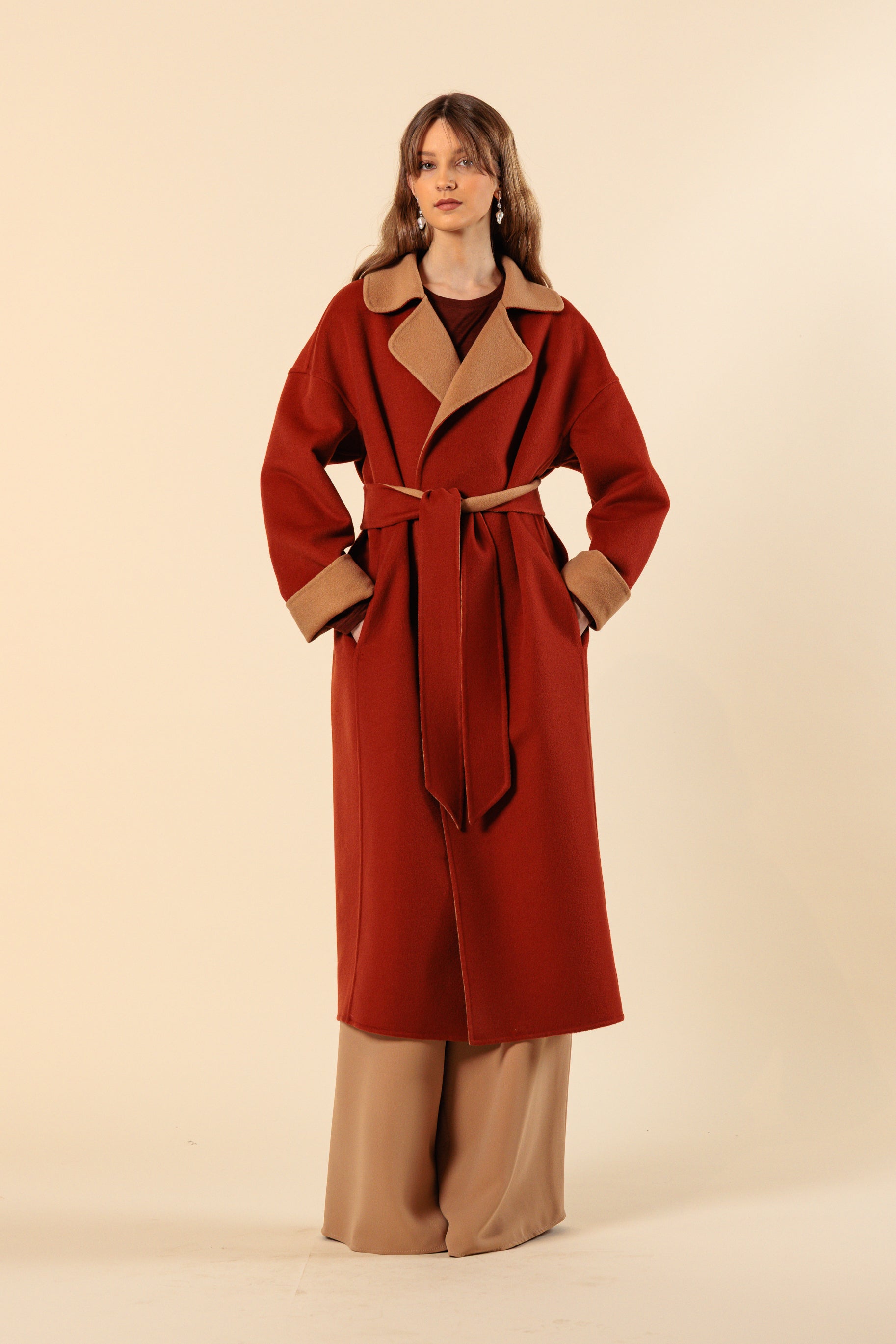 Coat "BRERA MIDI" / Doubleface Cashmere by Loro Piana