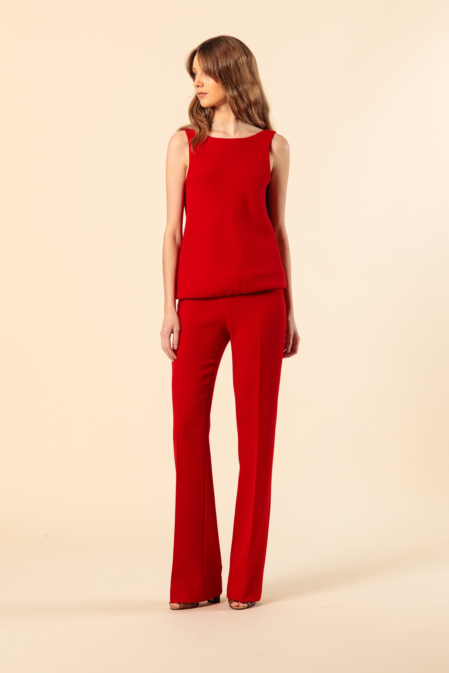 Top "ALICE" / Crepe Wool