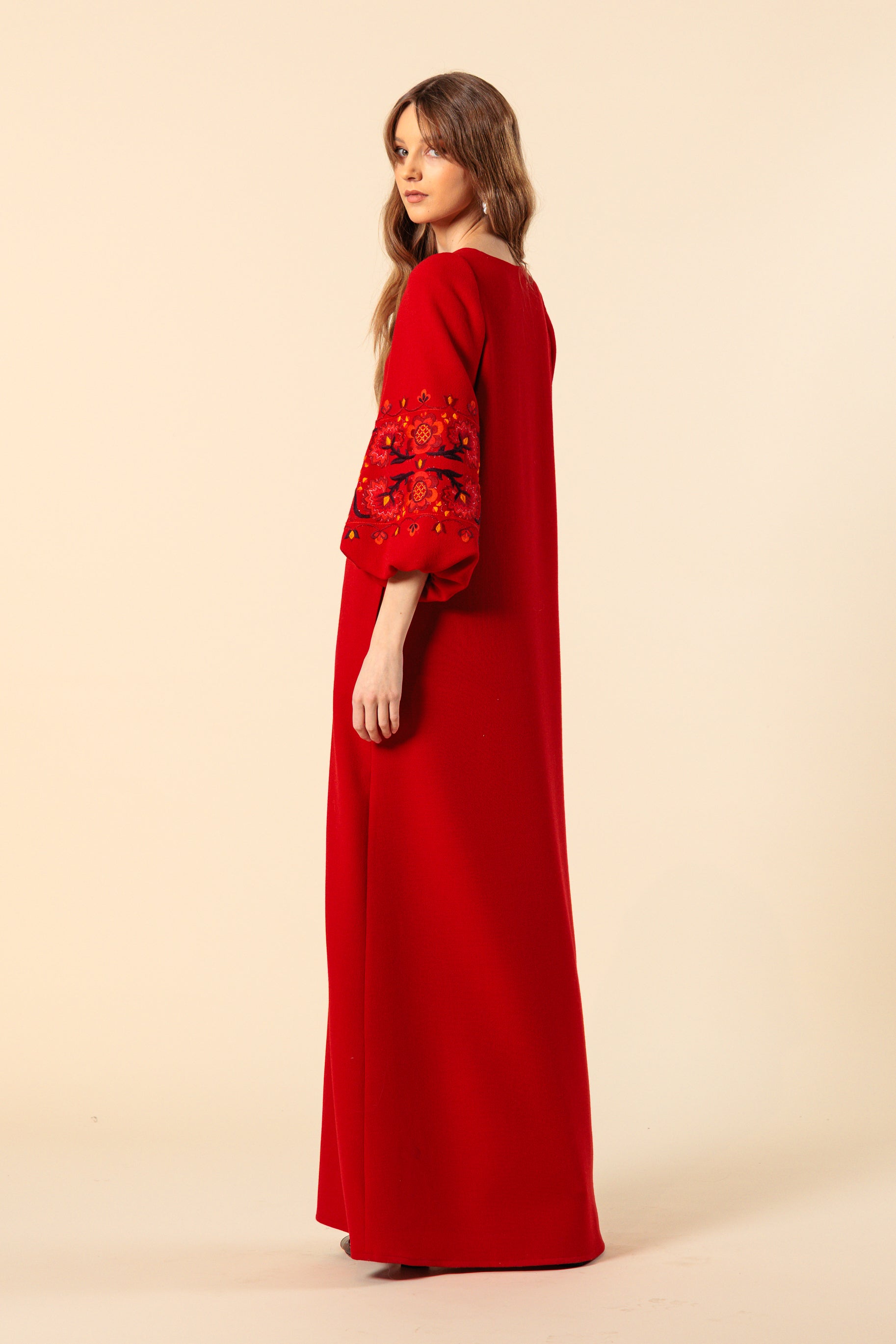 Dress "MAYA MAXI" / Crepe Wool