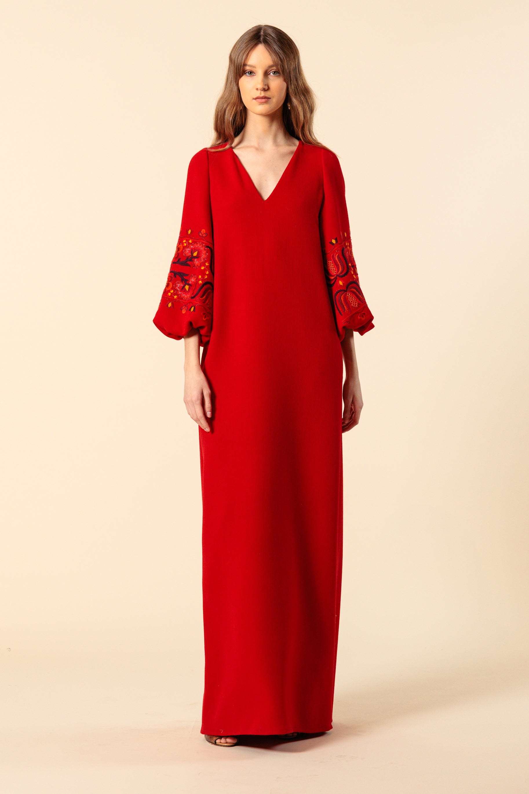 Dress "MAYA MAXI" / Crepe Wool