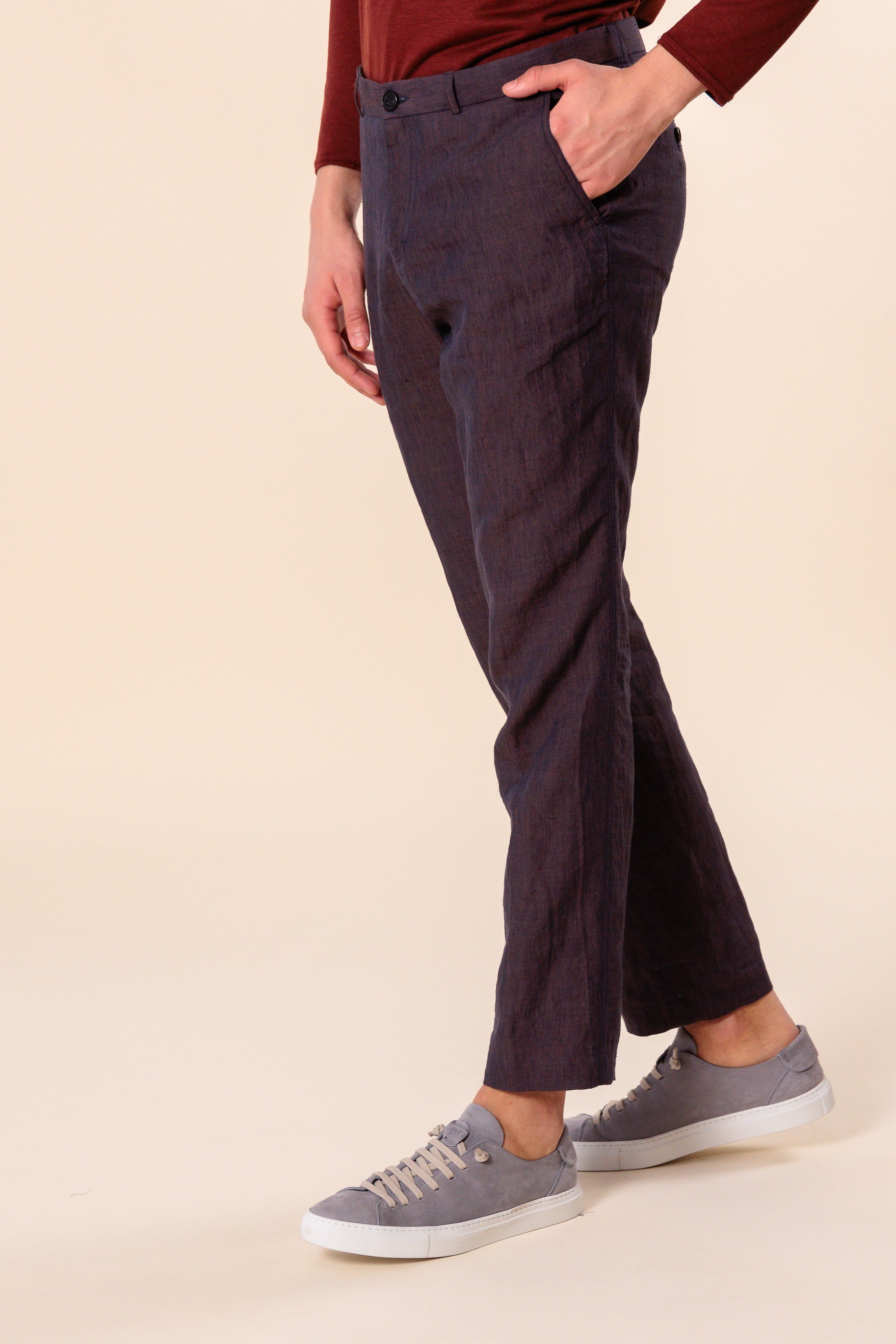 Trousers "ODESSA" / Linen by Solbiati