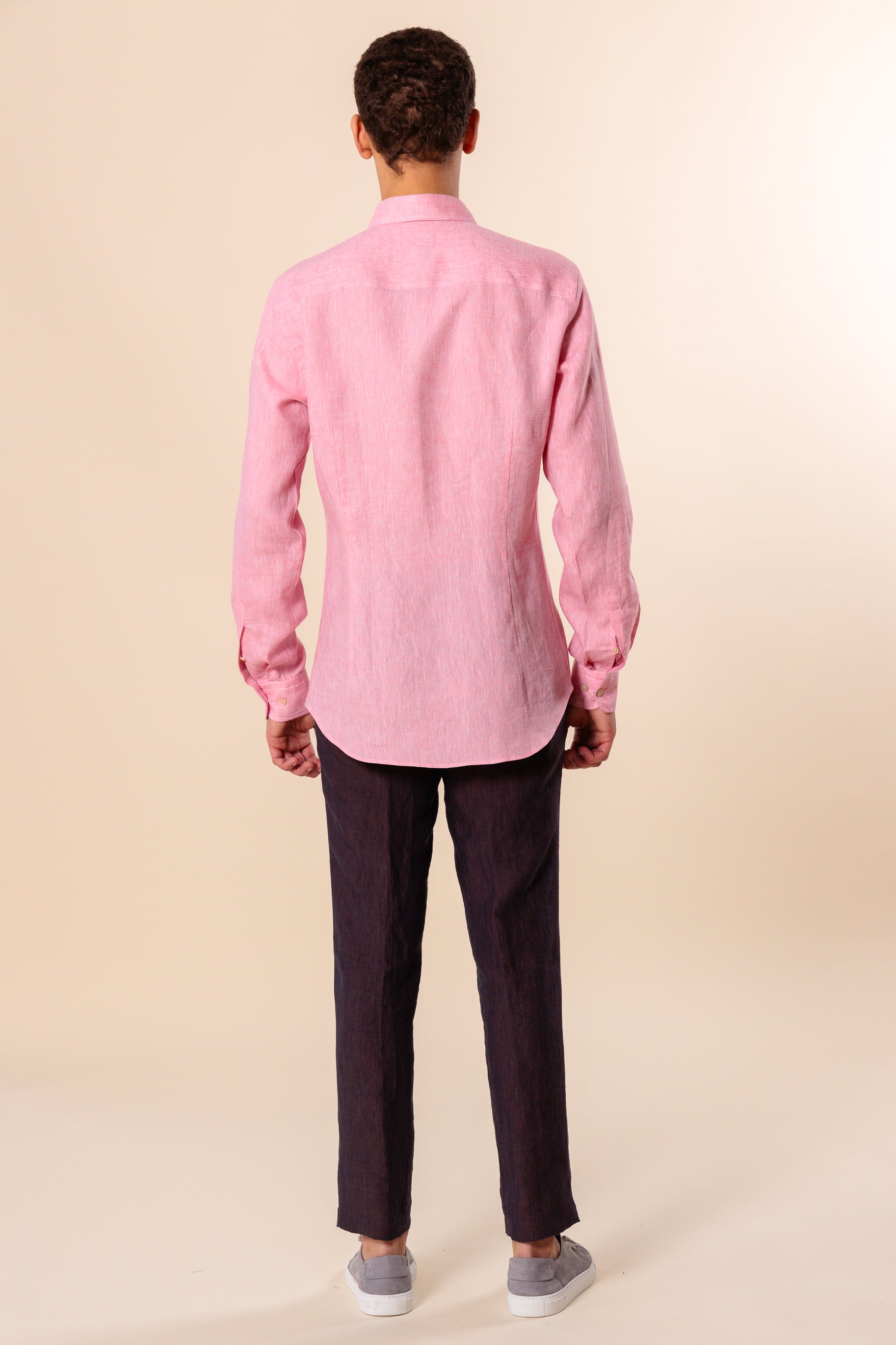 Shirt "PORTOFINO" / Linen by Solbiati