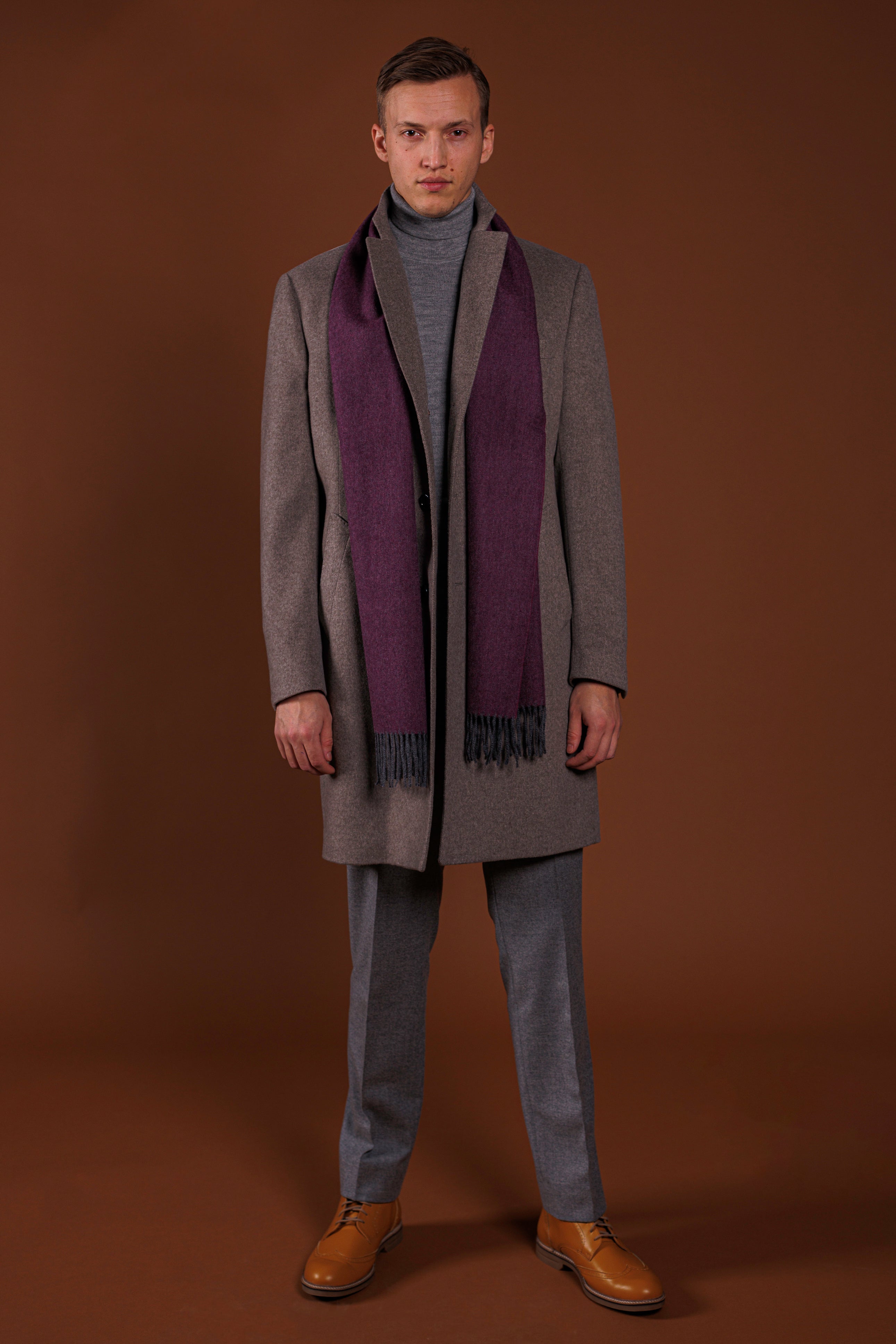 Coat "RAIMOND" / Merino Wool & Mohair by Loro Piana