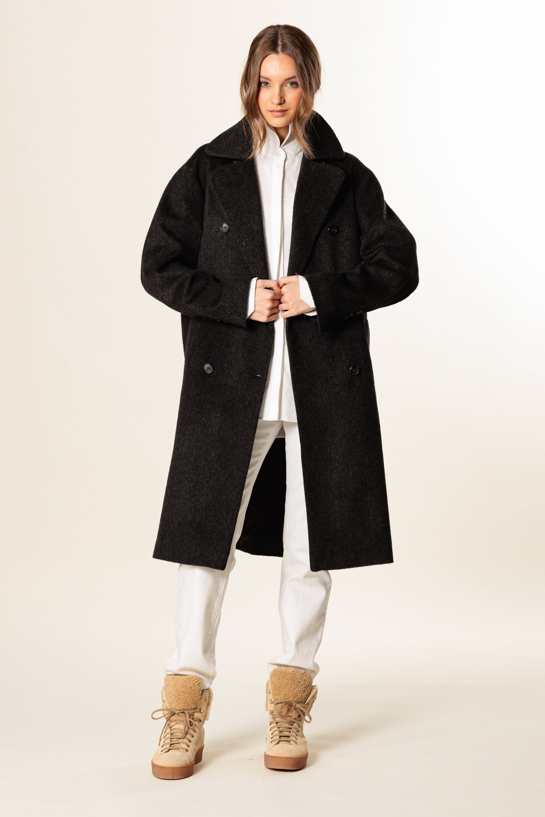 Mantel "BOLZANO" / Kašmiir & kaamel