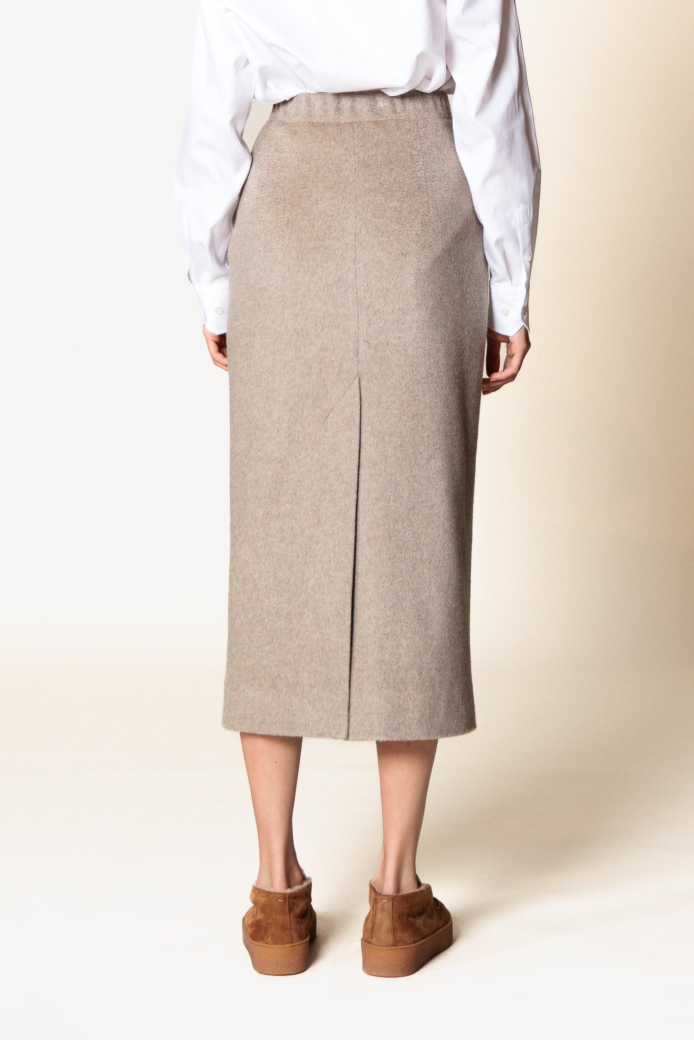 Skirt "MONA CLASSIC MIDI" / Cashmere & Camel