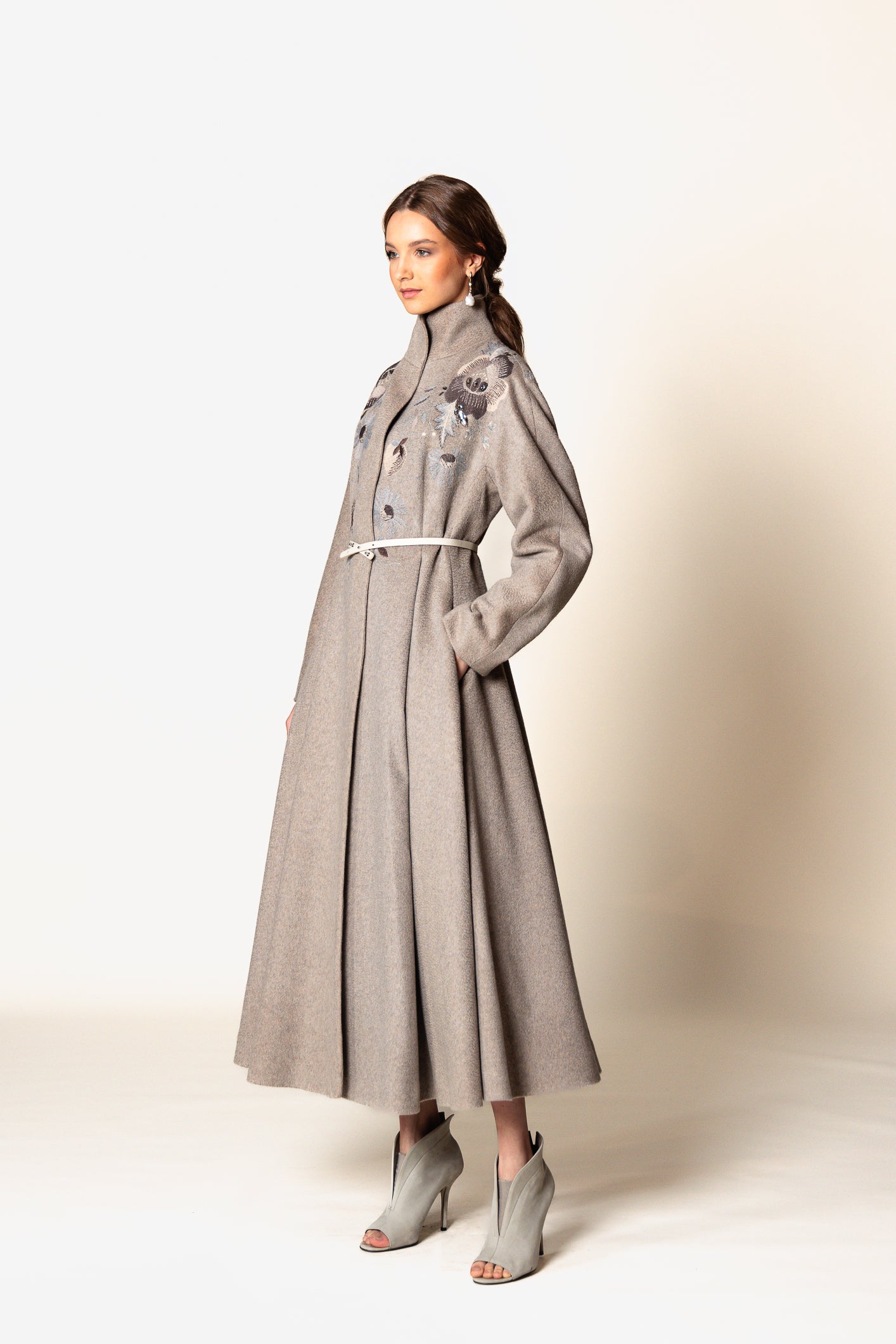 Coat "LIBERTY MAXI" / Cashmere & Camel