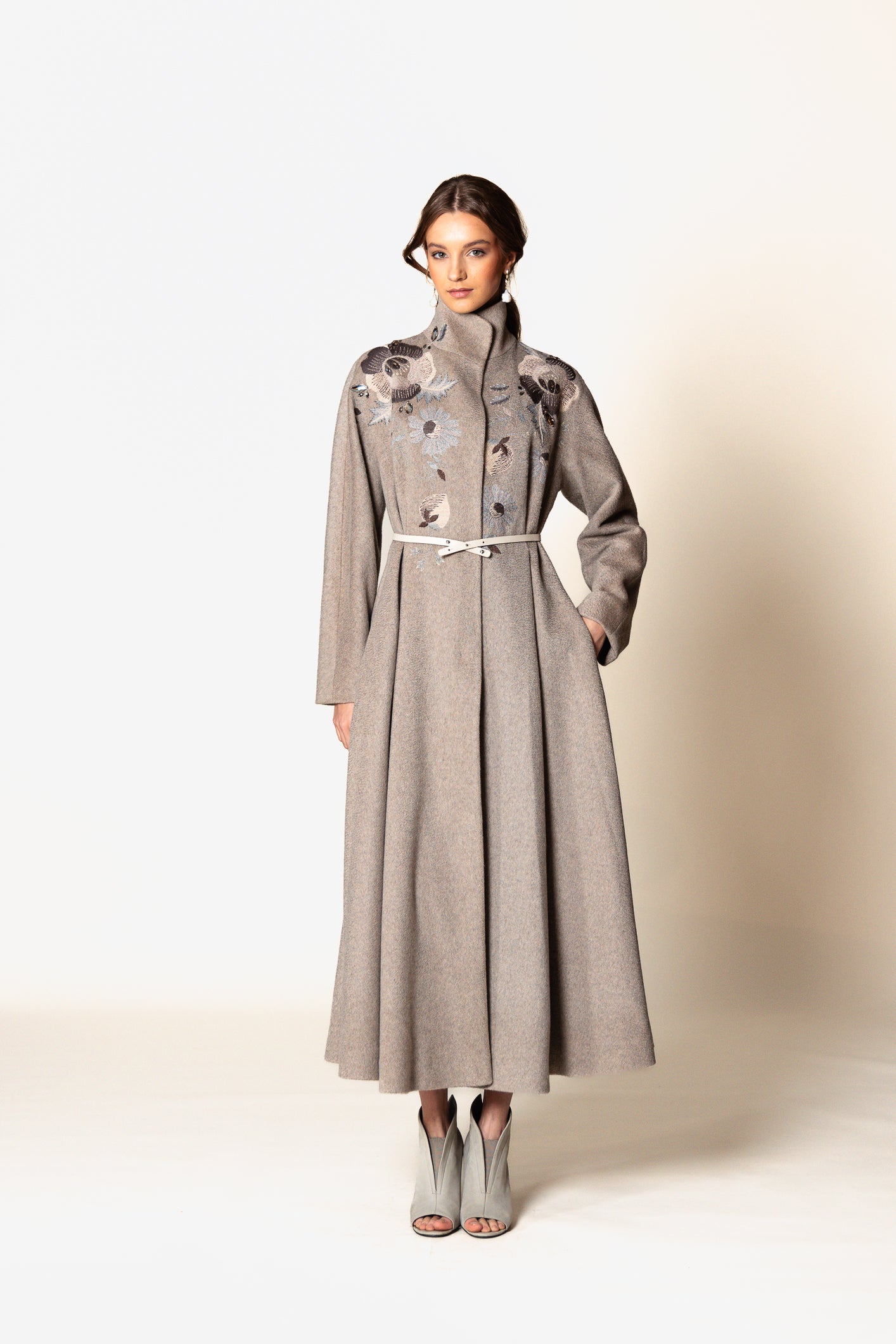 Coat "LIBERTY MAXI" / Cashmere & Camel