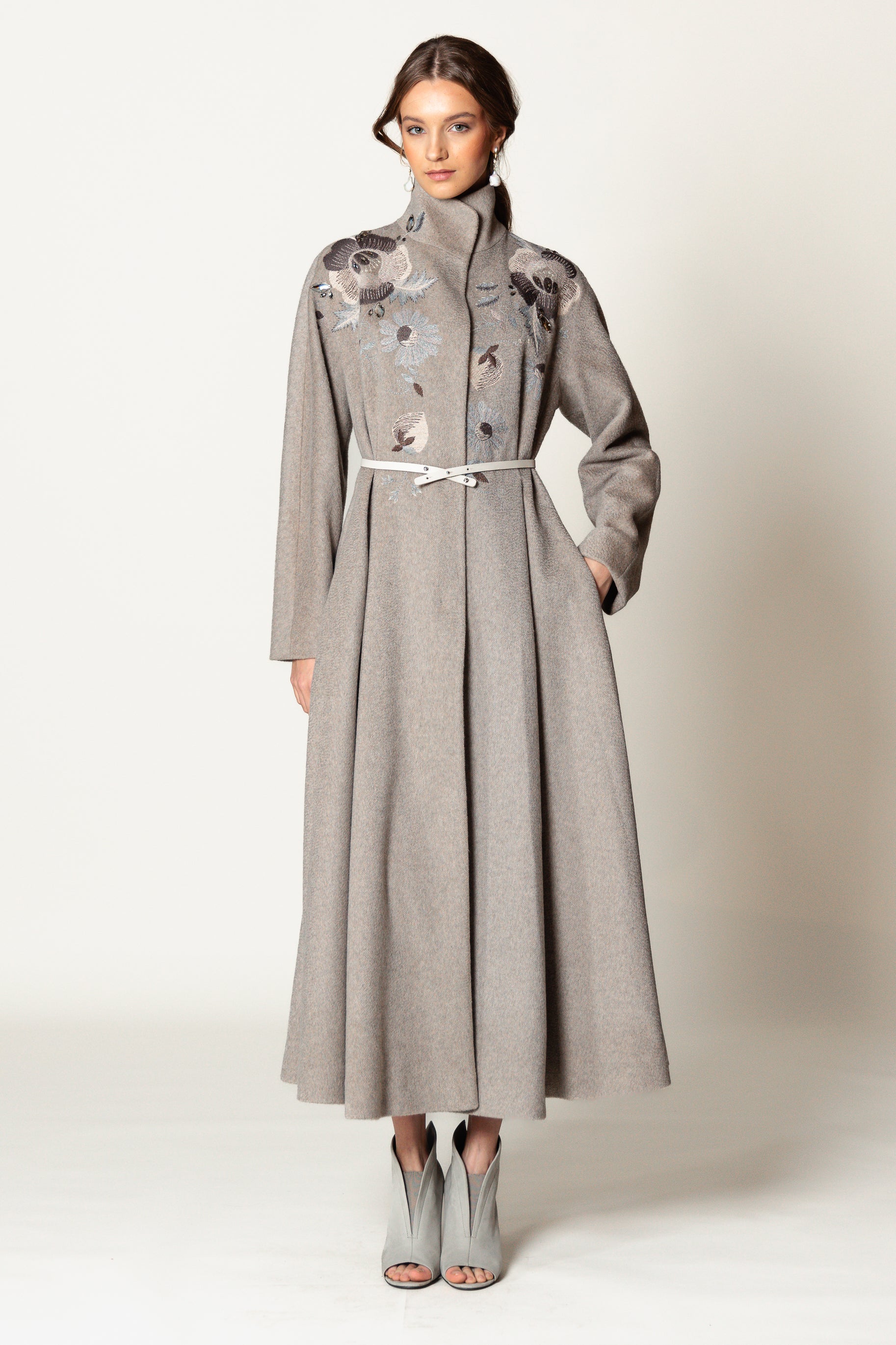Coat "LIBERTY MAXI" / Cashmere & Camel