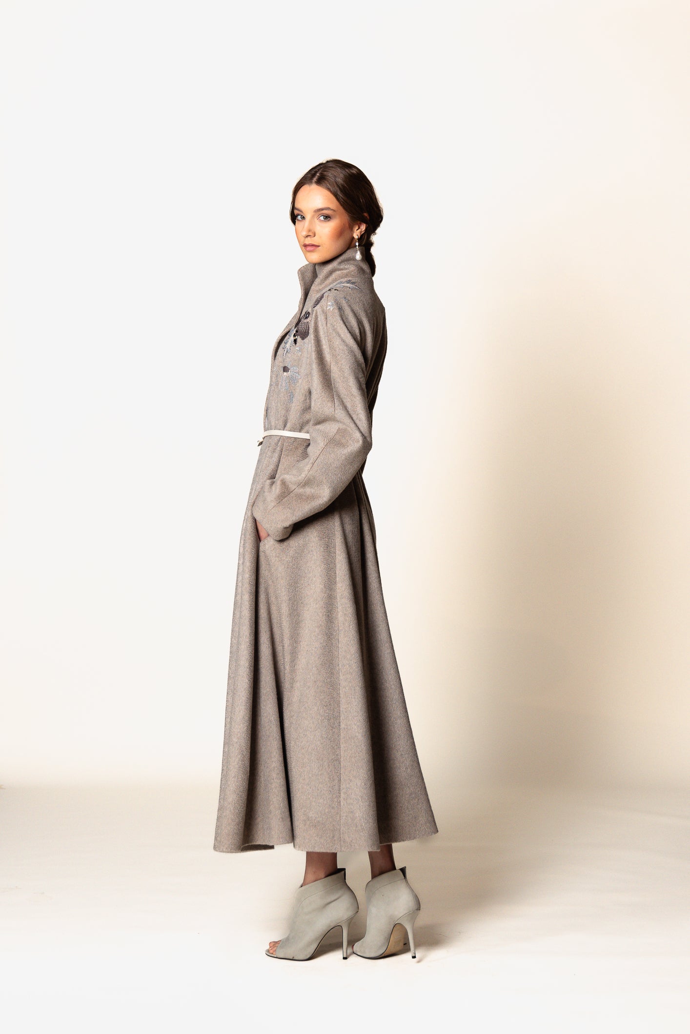 Coat "LIBERTY MAXI" / Cashmere & Camel