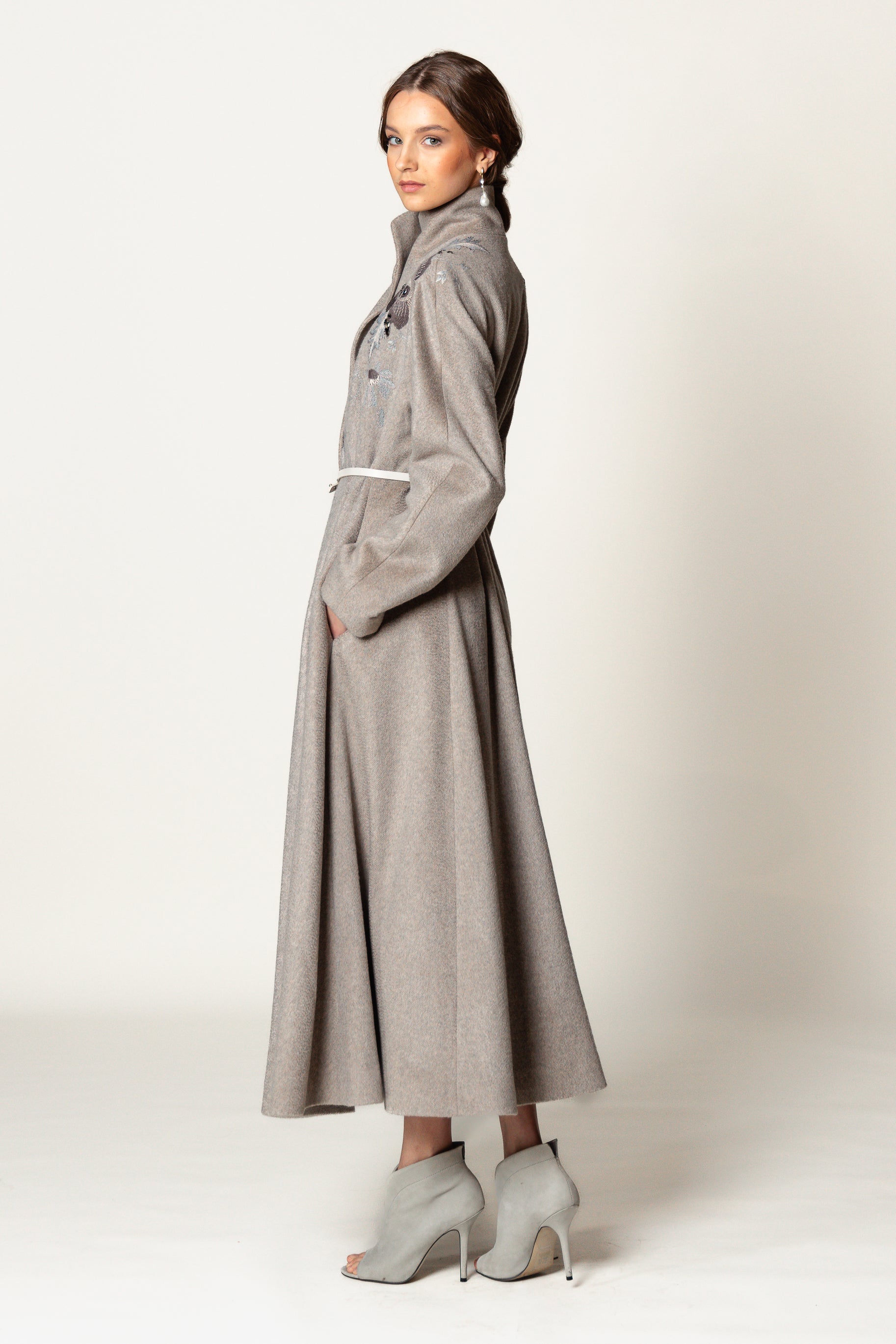 Coat "LIBERTY MAXI" / Cashmere & Camel