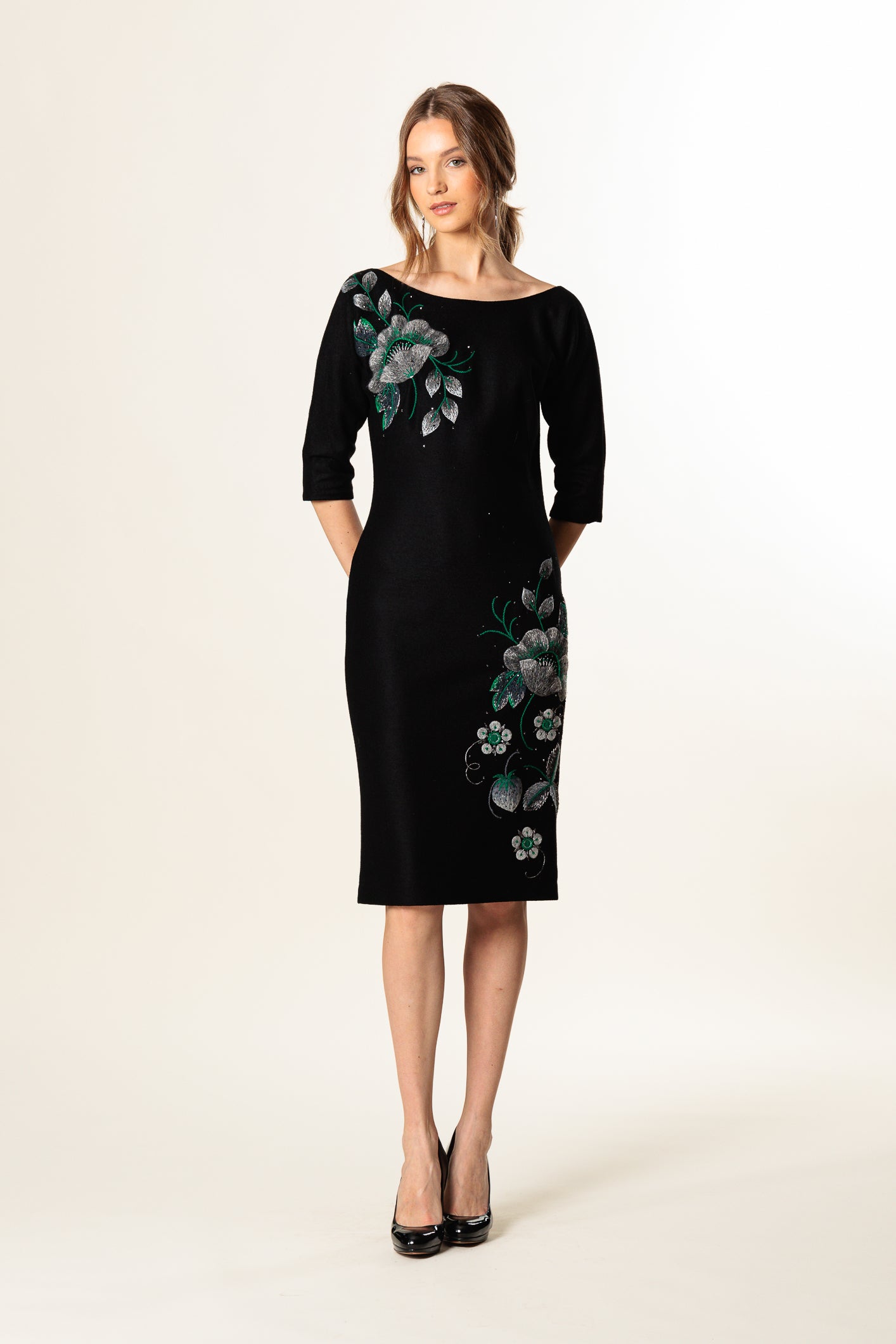 Dress "KIMMY" / Extrafine Merino Wool Jersey