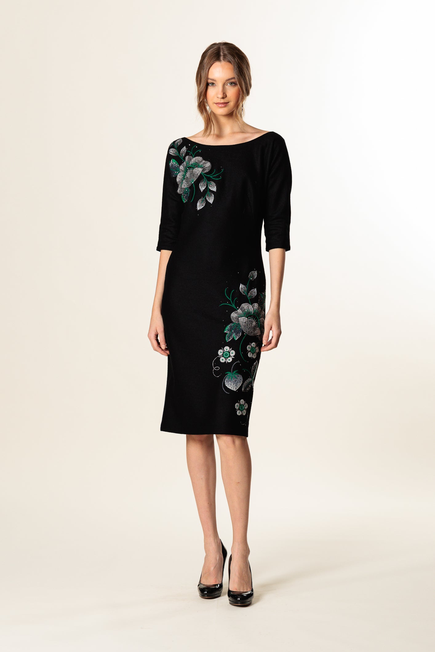 Dress "KIMMY" / Extrafine Merino Wool Jersey