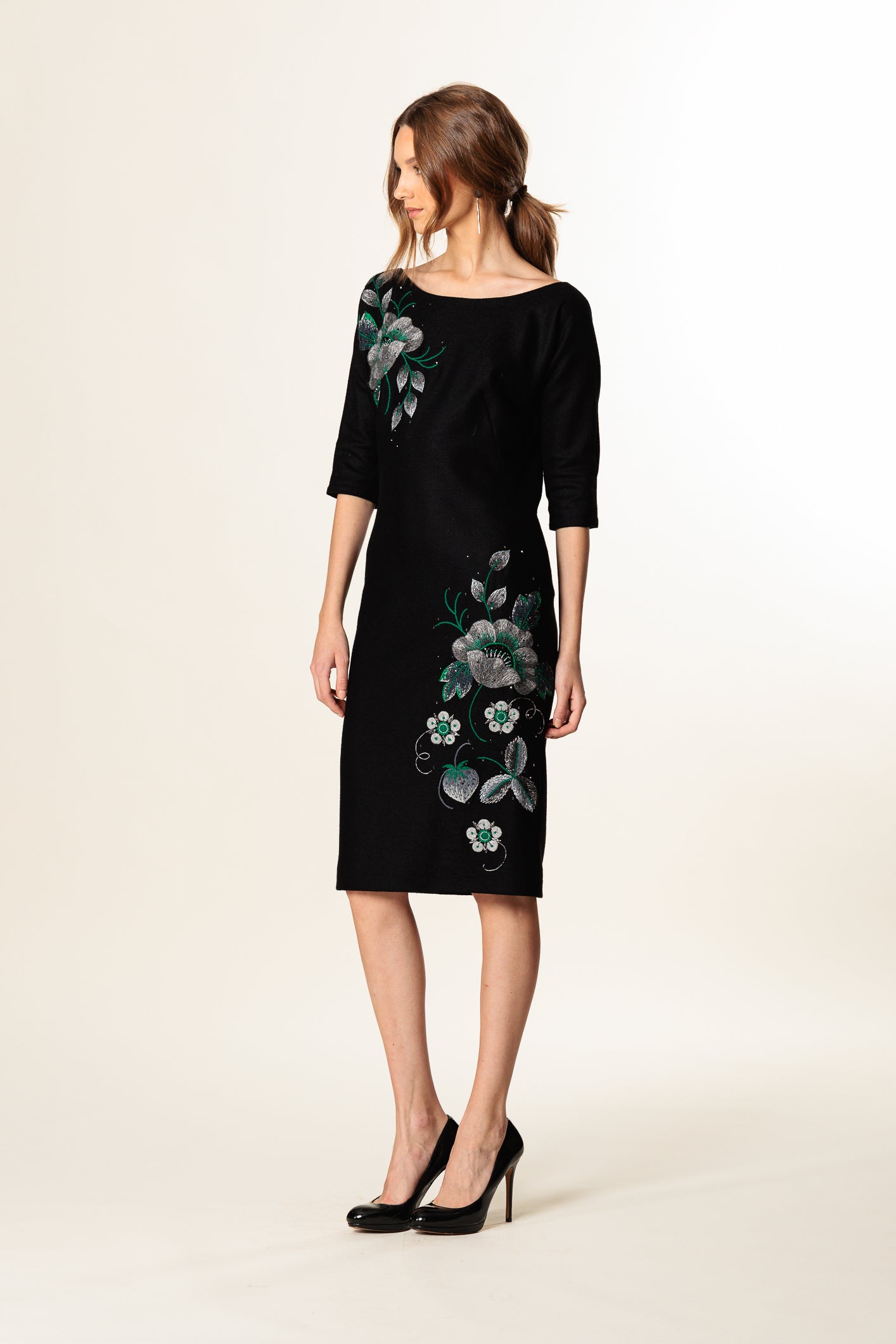 Dress "KIMMY" / Extrafine Merino Wool Jersey