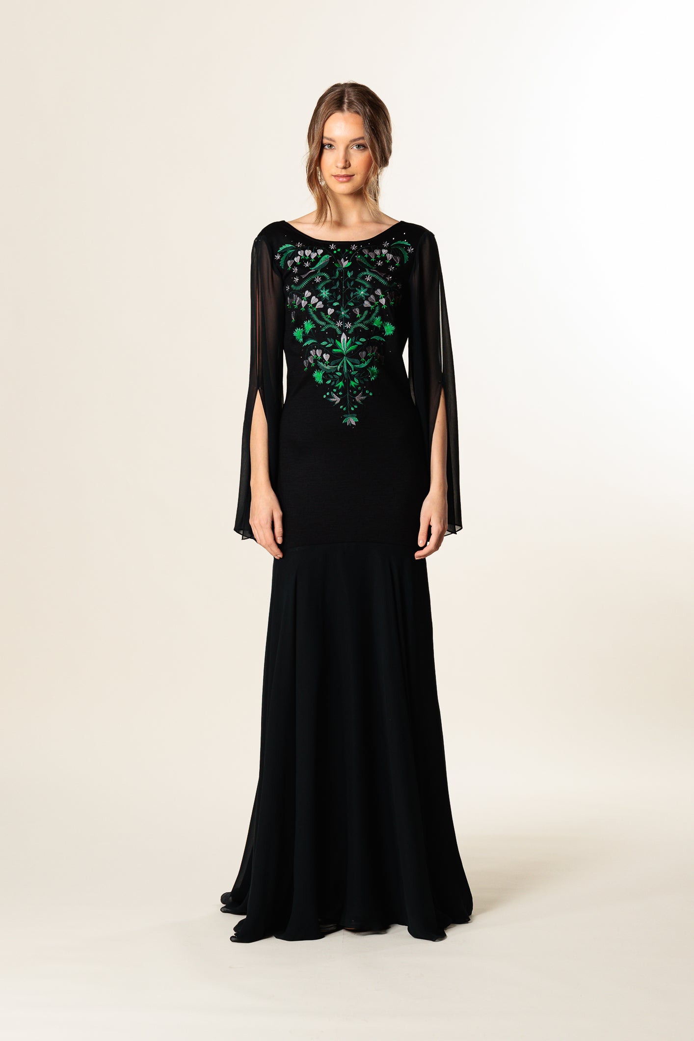 Dress "SYMPHONY" / Extrafine Merino Wool Jersey