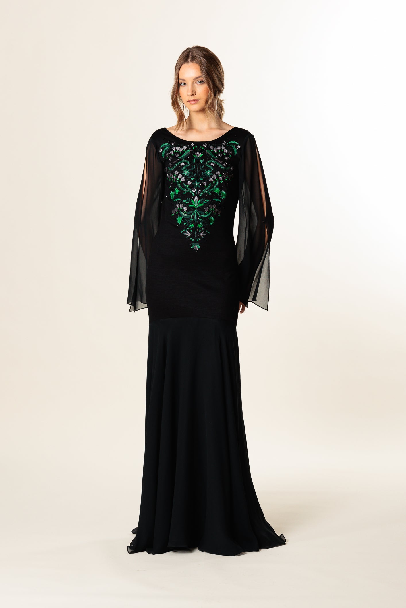 Dress "SYMPHONY" / Extrafine Merino Wool Jersey