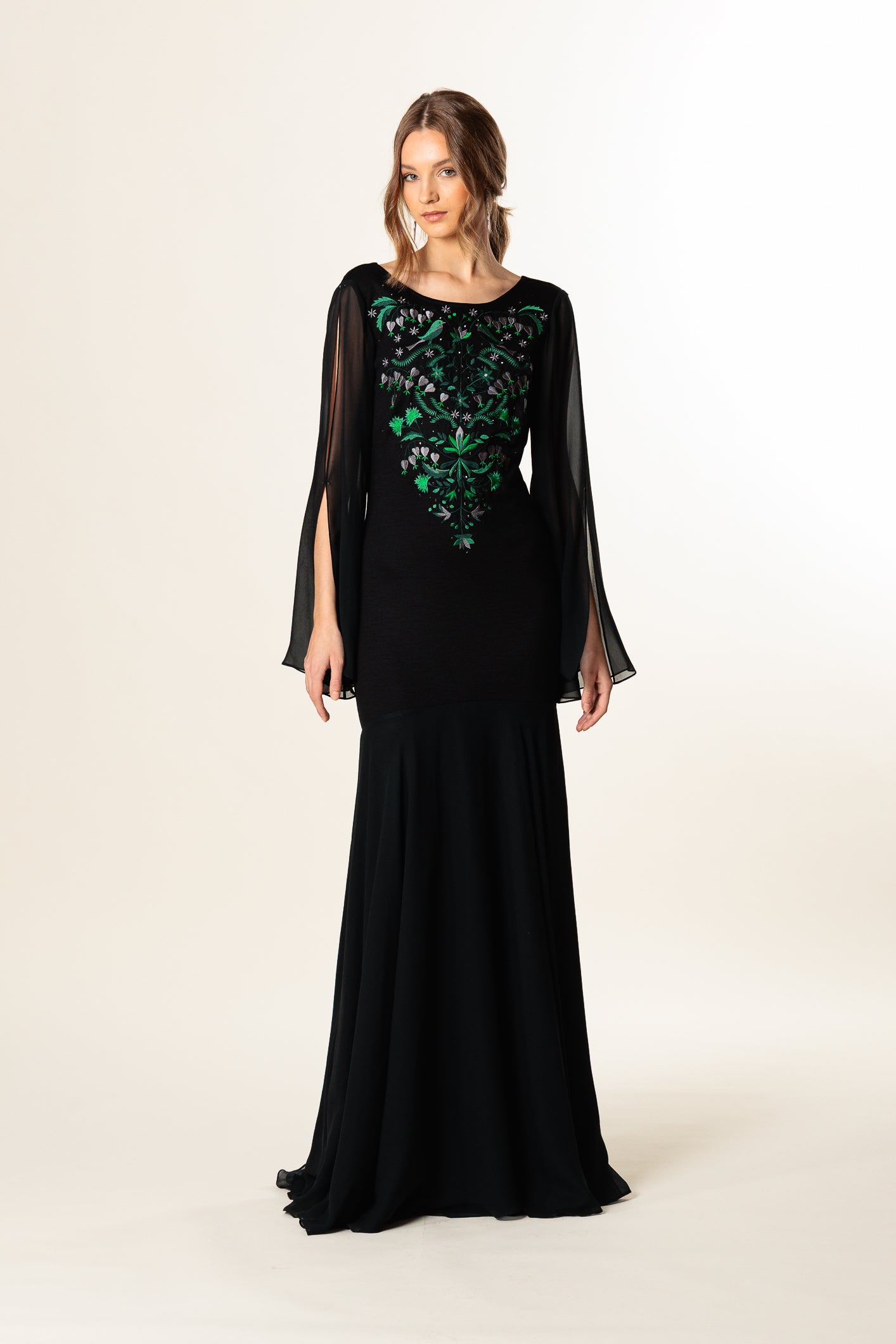 Dress "SYMPHONY" / Extrafine Merino Wool Jersey