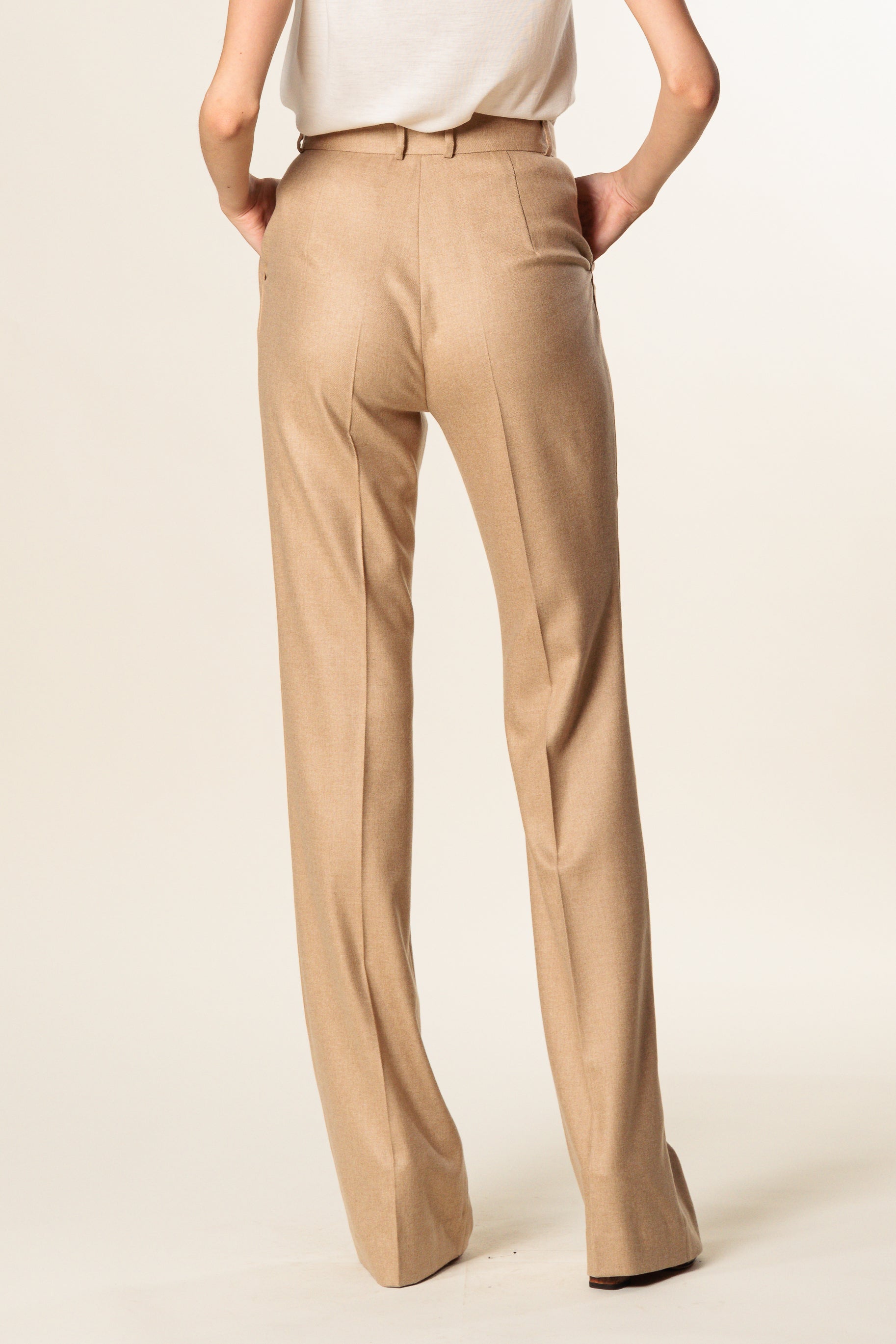 Trousers "BORDEAUX MAXI" / Cashmere & Silk by Loro Piana