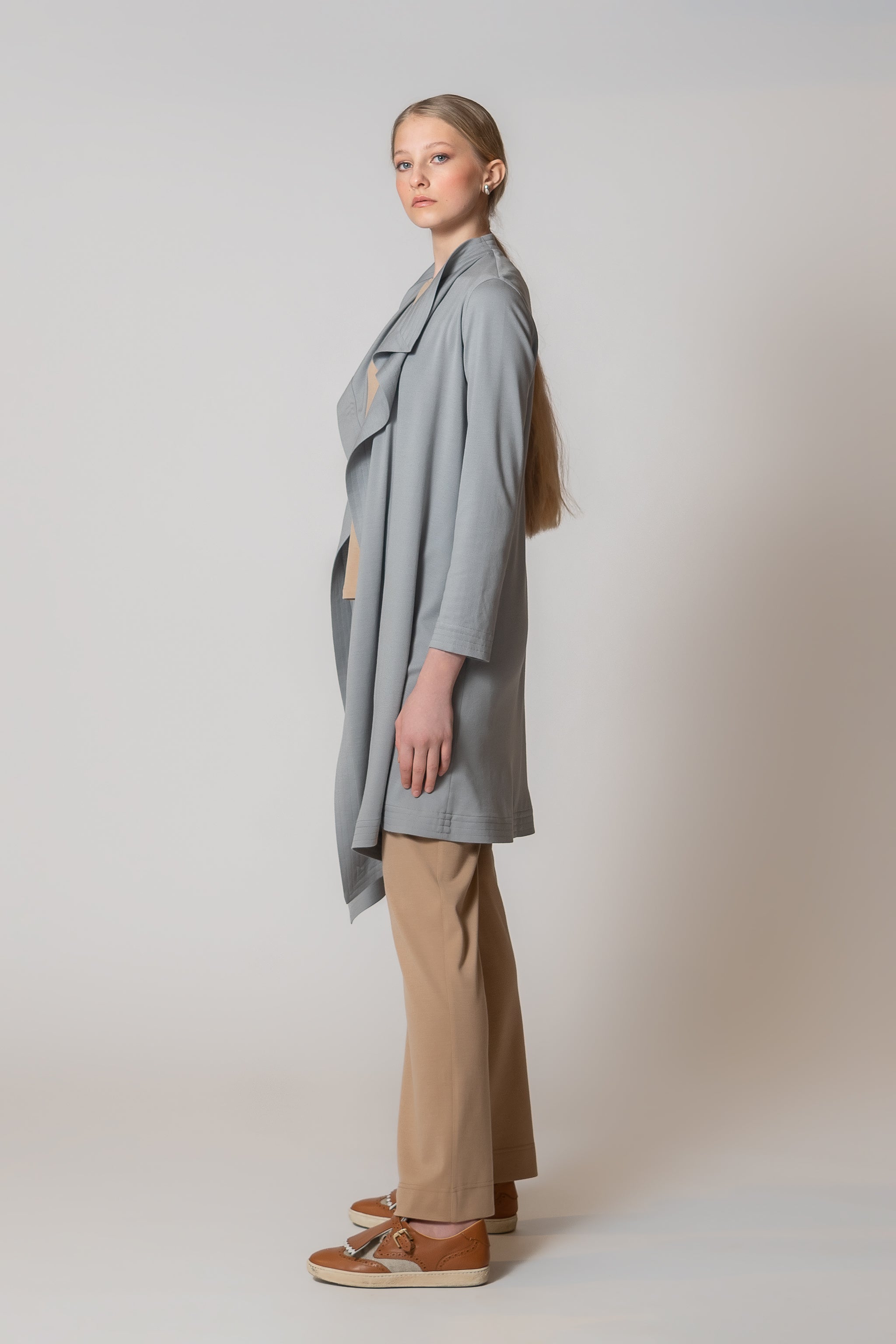 Light Jacket "LEAF" / Merino Wool Jersey