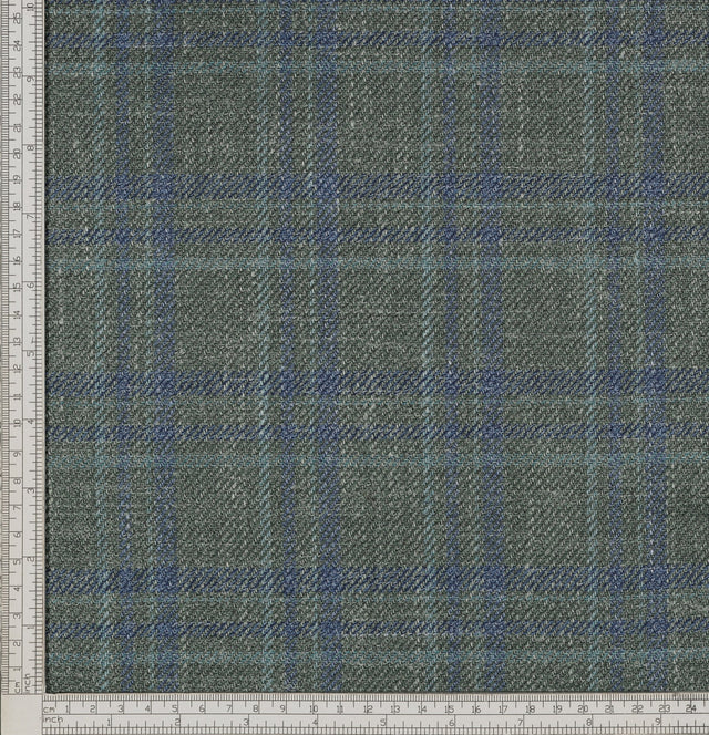 Fabric sample · 71% Wool, 16% Silk, 13% Linen