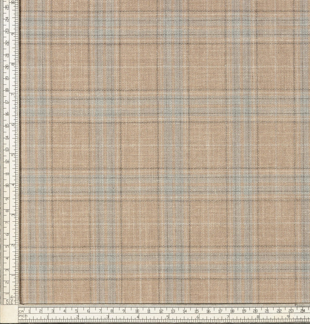 Fabric sample · 49% Wool, 30% Silk, 21% Linen