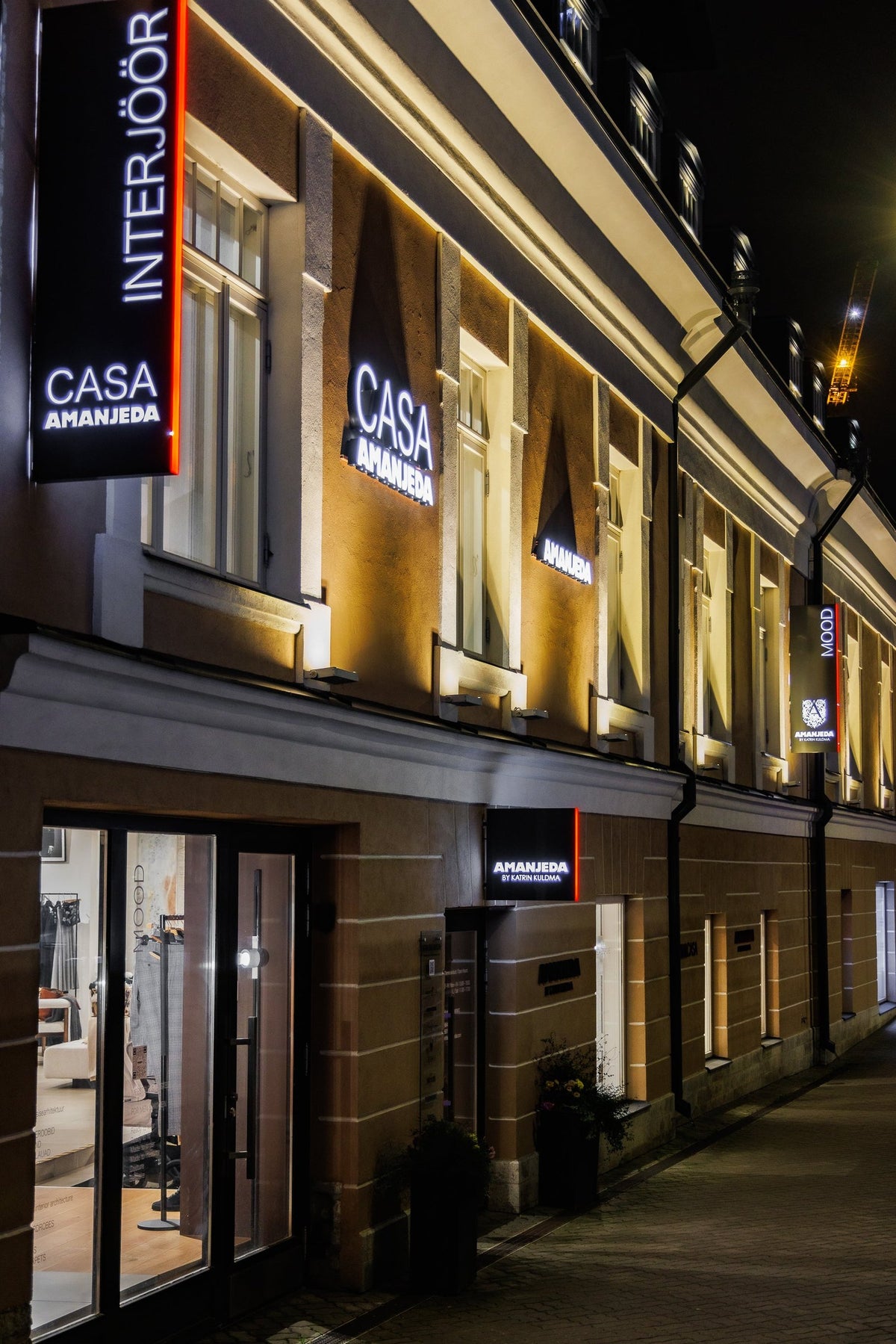 The Amanjeda boutique at Maakri 19/1 in Tallinn