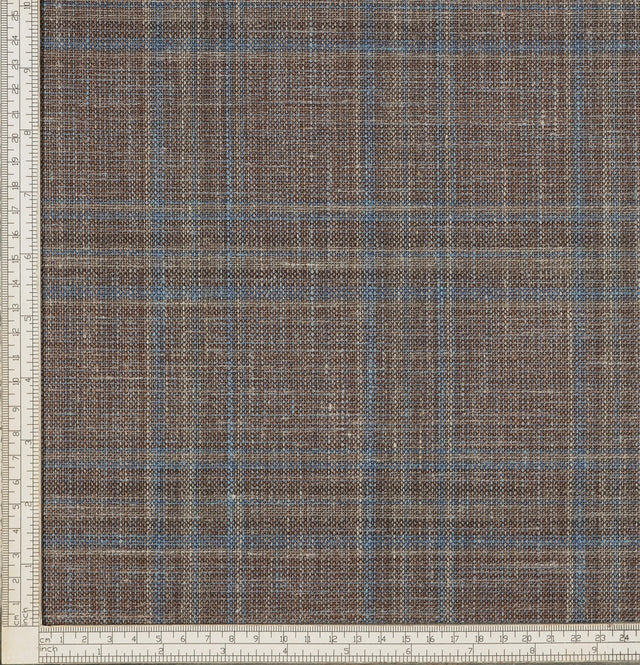 Fabric sample · 68% Wool, 20% Silk, 12% Linen