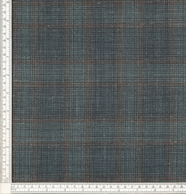 Fabric sample · 68% Wool, 20% Silk, 12% Linen