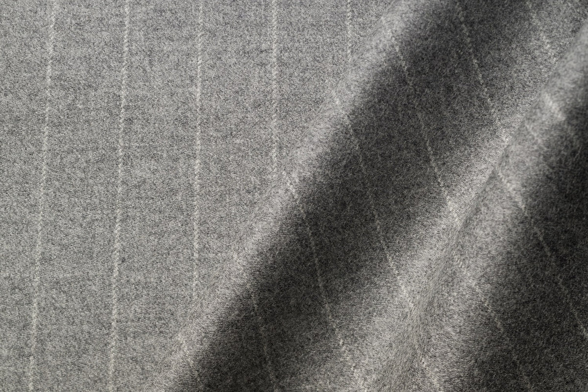 Loro Piana Wool & Cashmere Flannels fabric detail