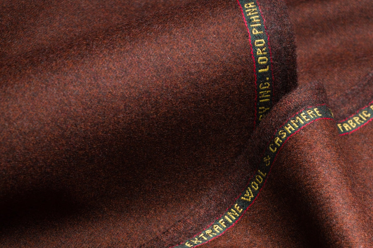Loro Piana Wool & Cashmere Flannels fabric detail