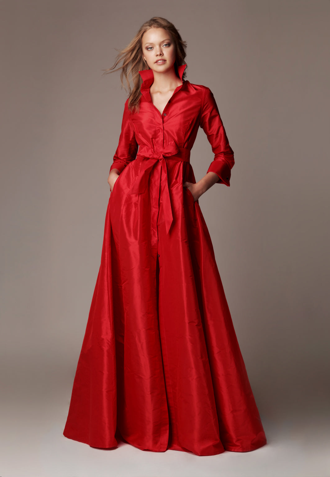 Kleit "KATE MAXI" / Shantung siid