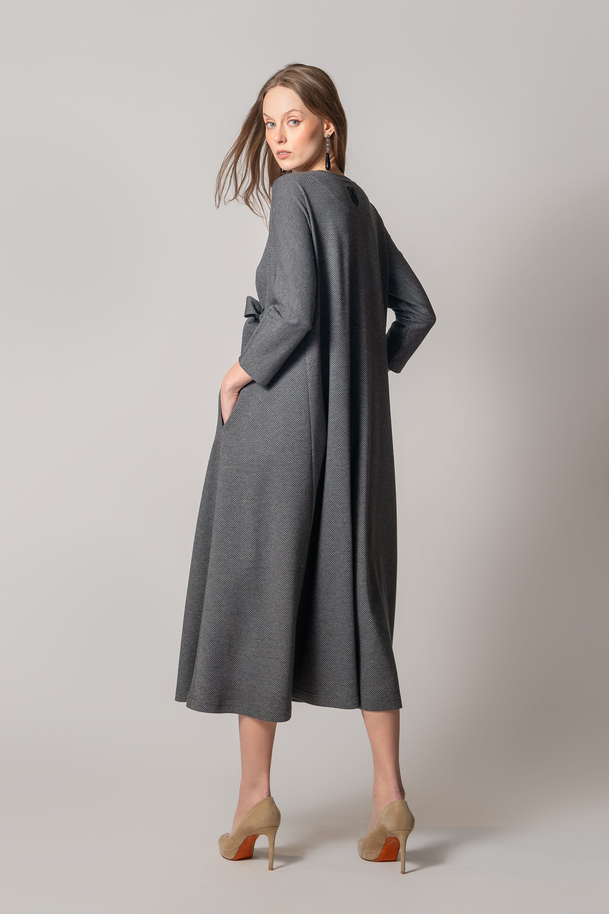 Kleit "ALLEGRO MIDI SP" / Loro Piana meriinovill & puuvill