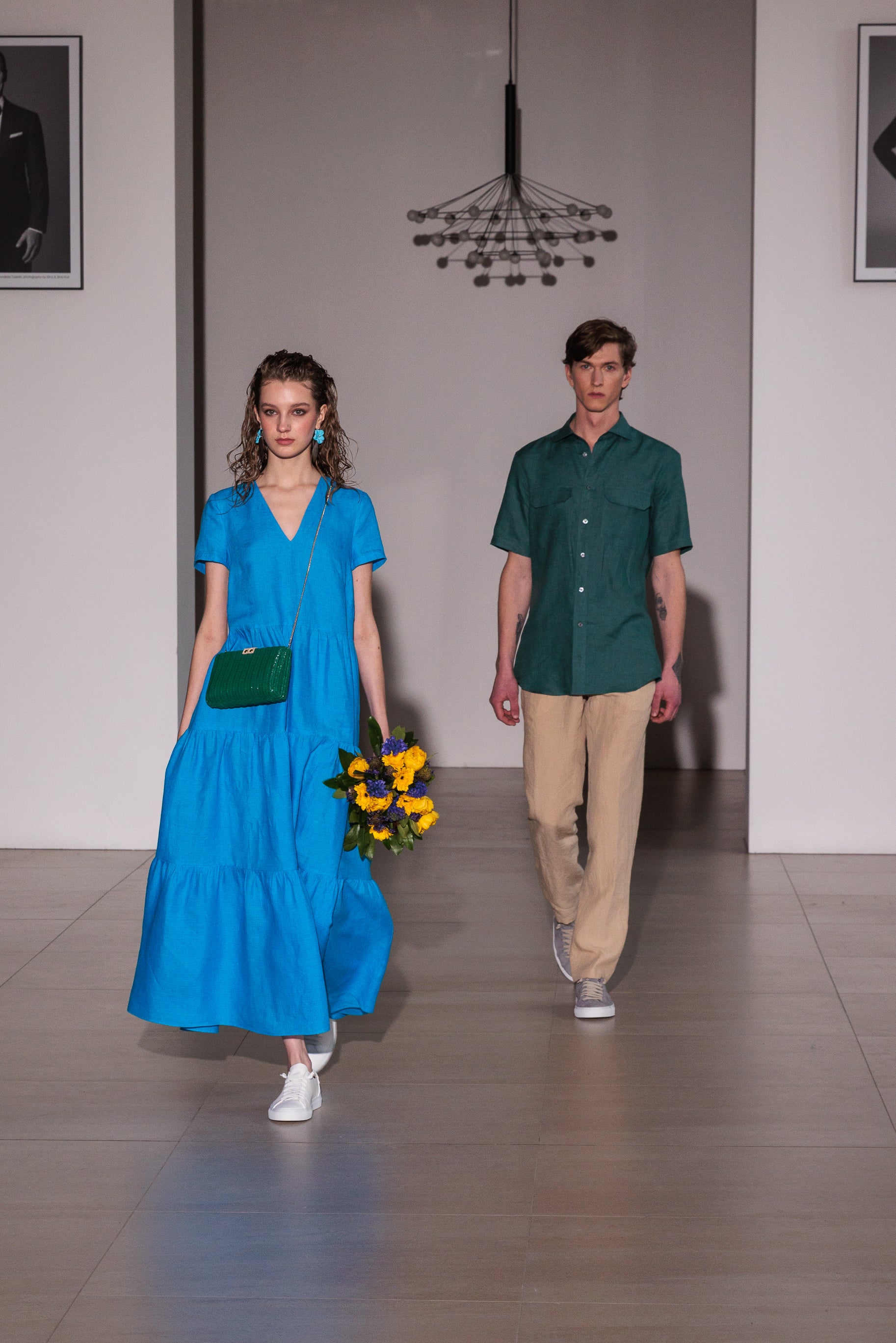Dress "BARI MAXI" / Linen by Solbiati