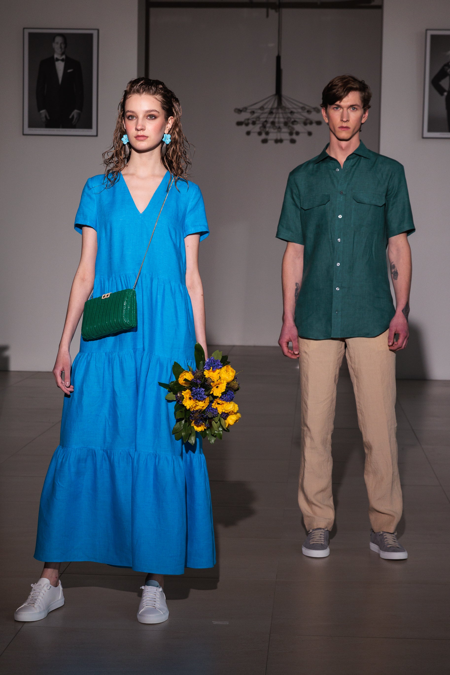 Dress "BARI MAXI" / Linen by Solbiati