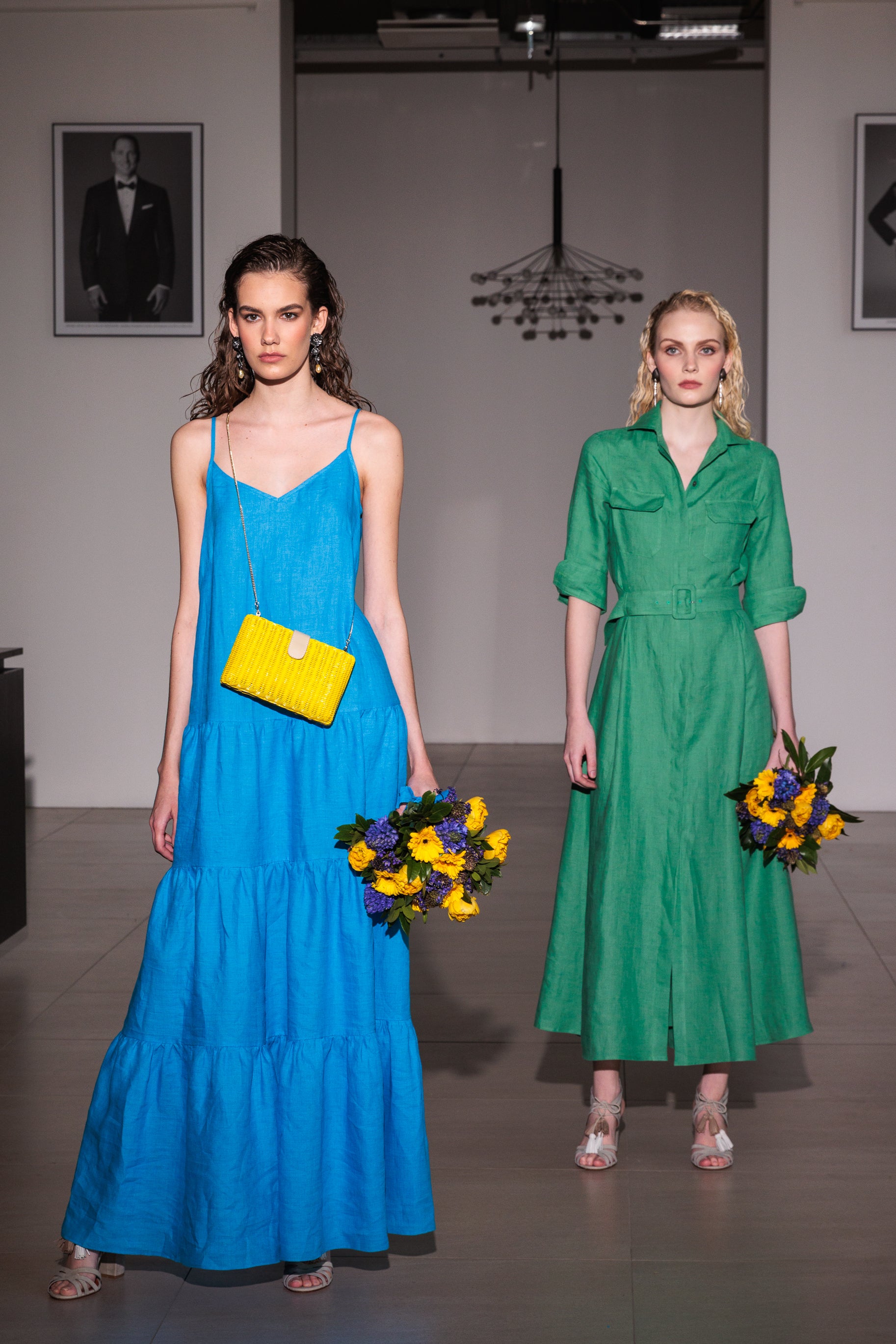 Dress "DALIA MAXI" / Linen by Solbiati