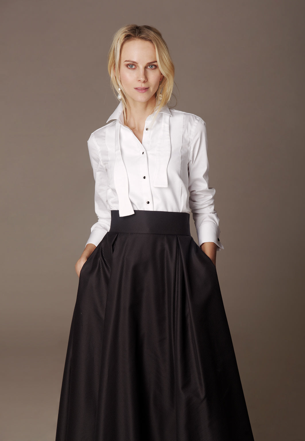 Särk "VERTIGO WHITE TIE" / Puuvill