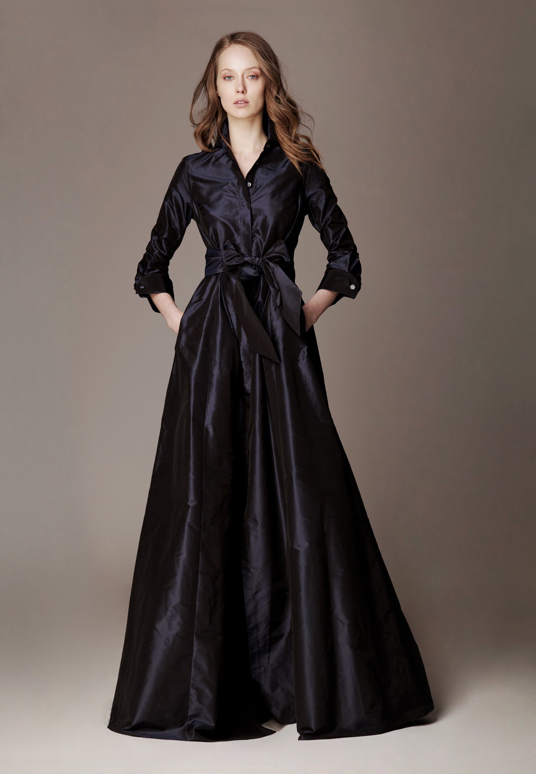 Kleit "KATE MAXI" / Shantung siid