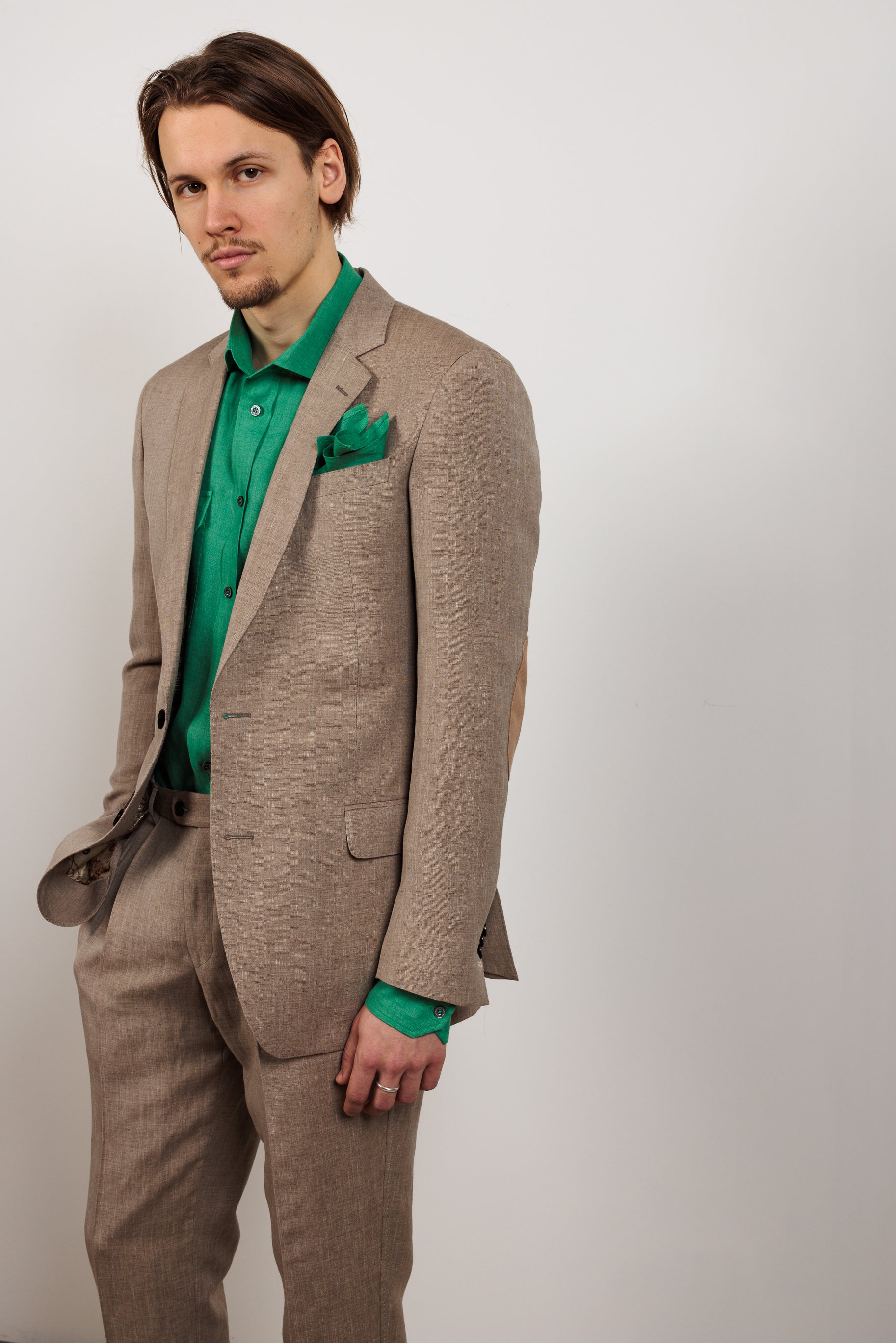 Suit "COMO" / Superfine Linen, Wool & Silk
