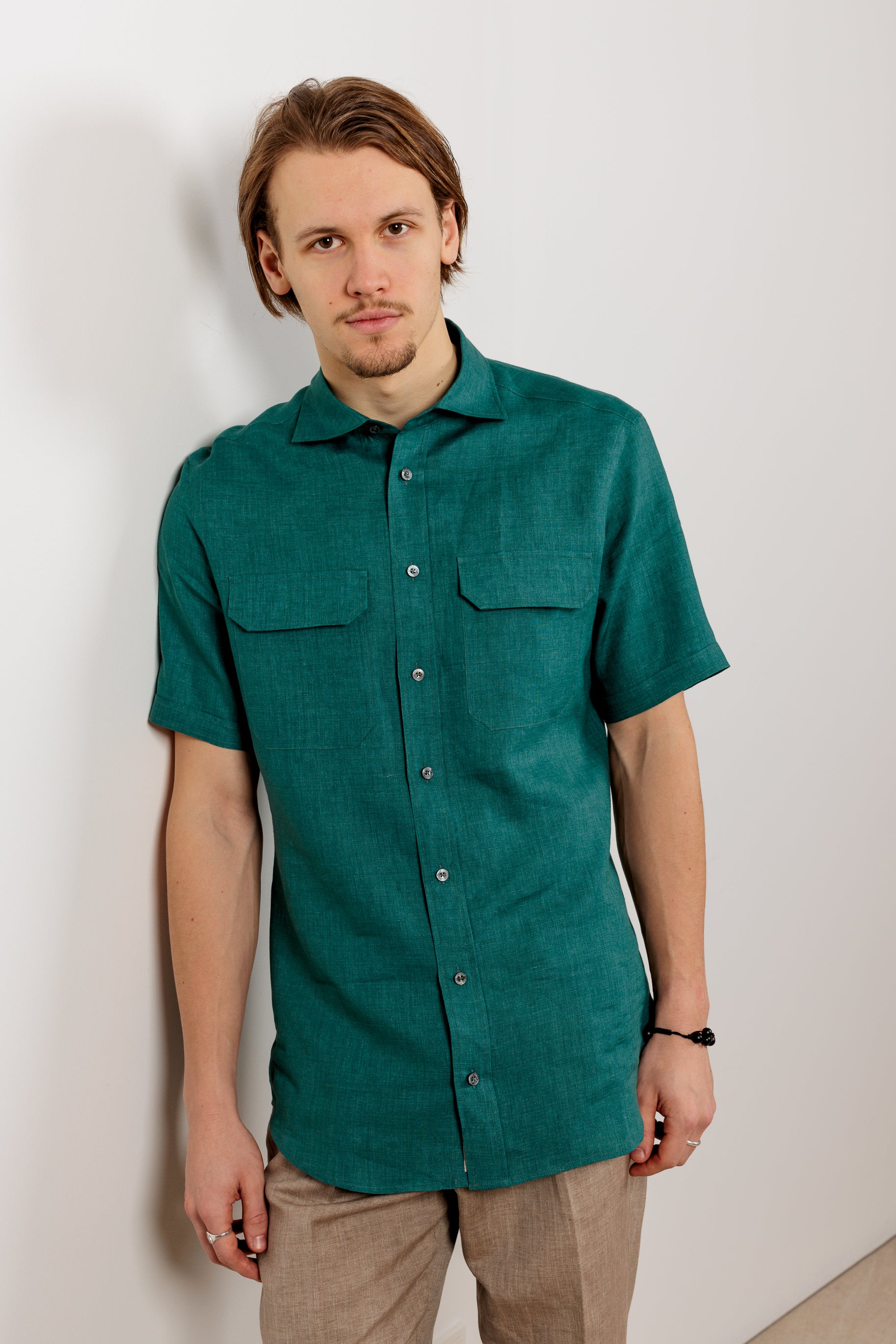 Shirt "SAFARI" / Linen by Solbiati