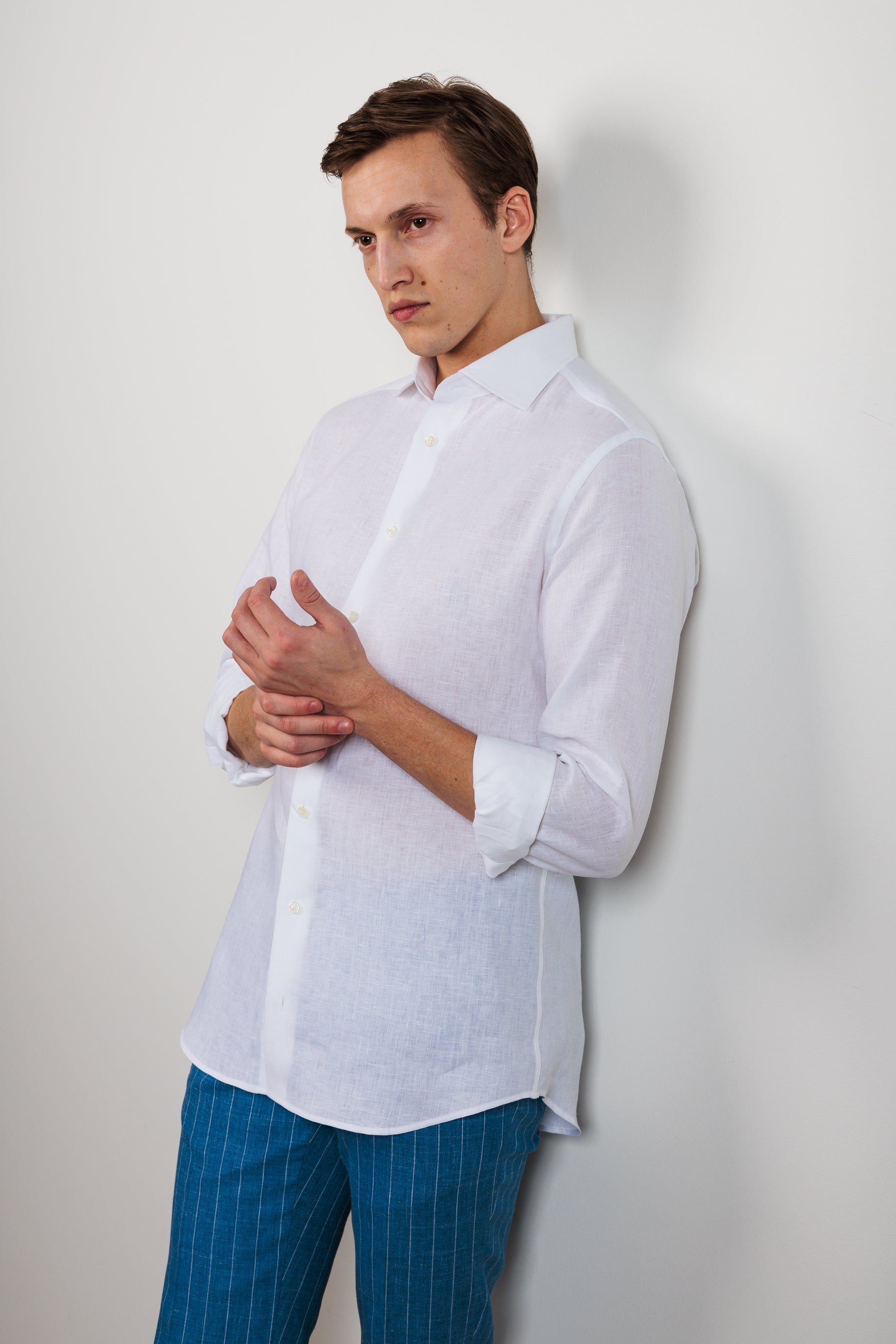 Shirt "PORTOFINO" / Fine Linen by Solbiati of Loro Piana